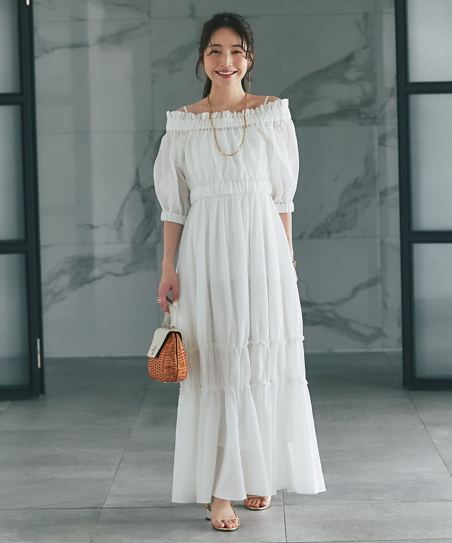 OUTLET(アウトレット) 【La boutique BonBon】セットアップワンピース