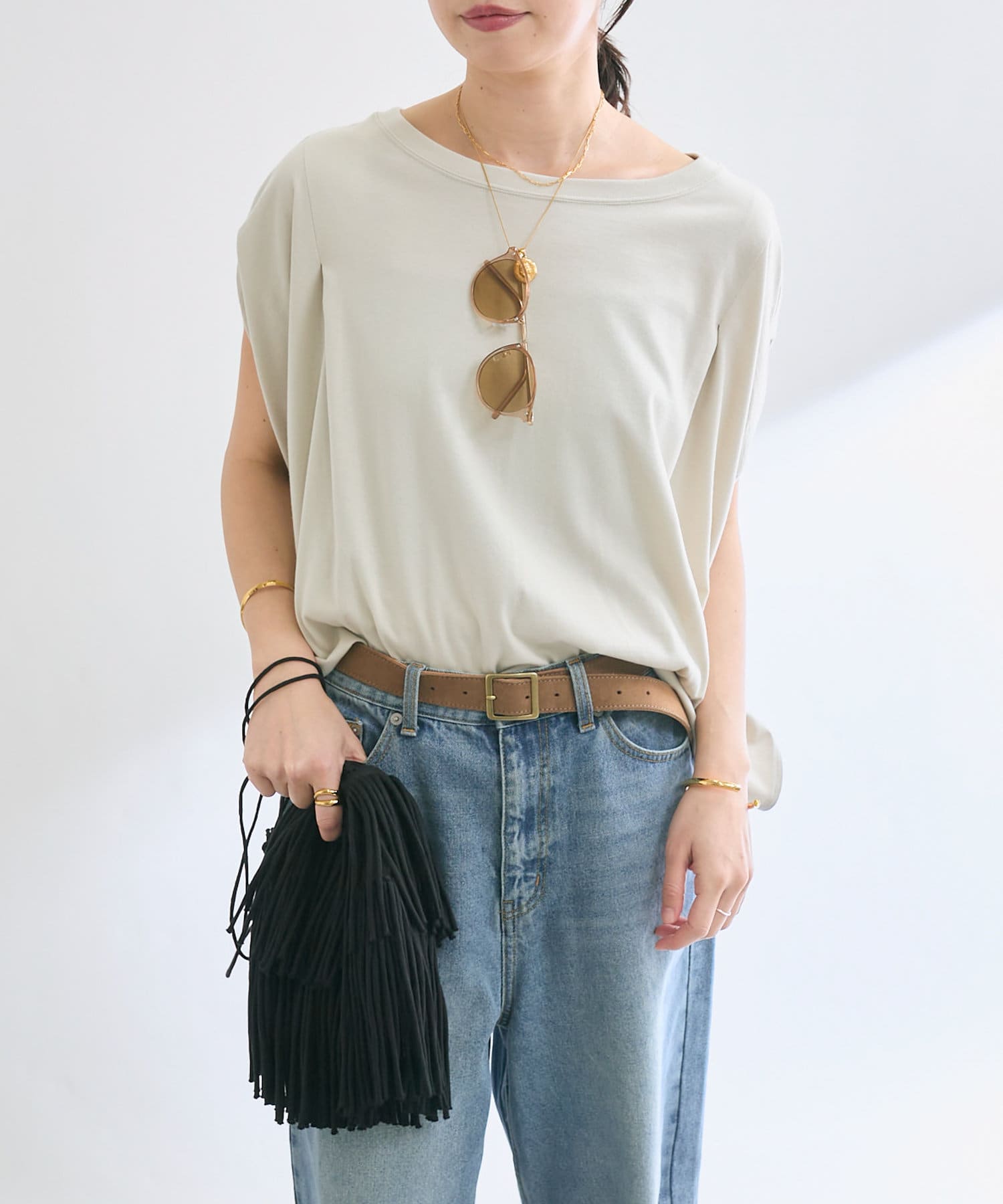 OUTLET(アウトレット) 【RIVE DROITE】ガードスウェットフォルムカットソー