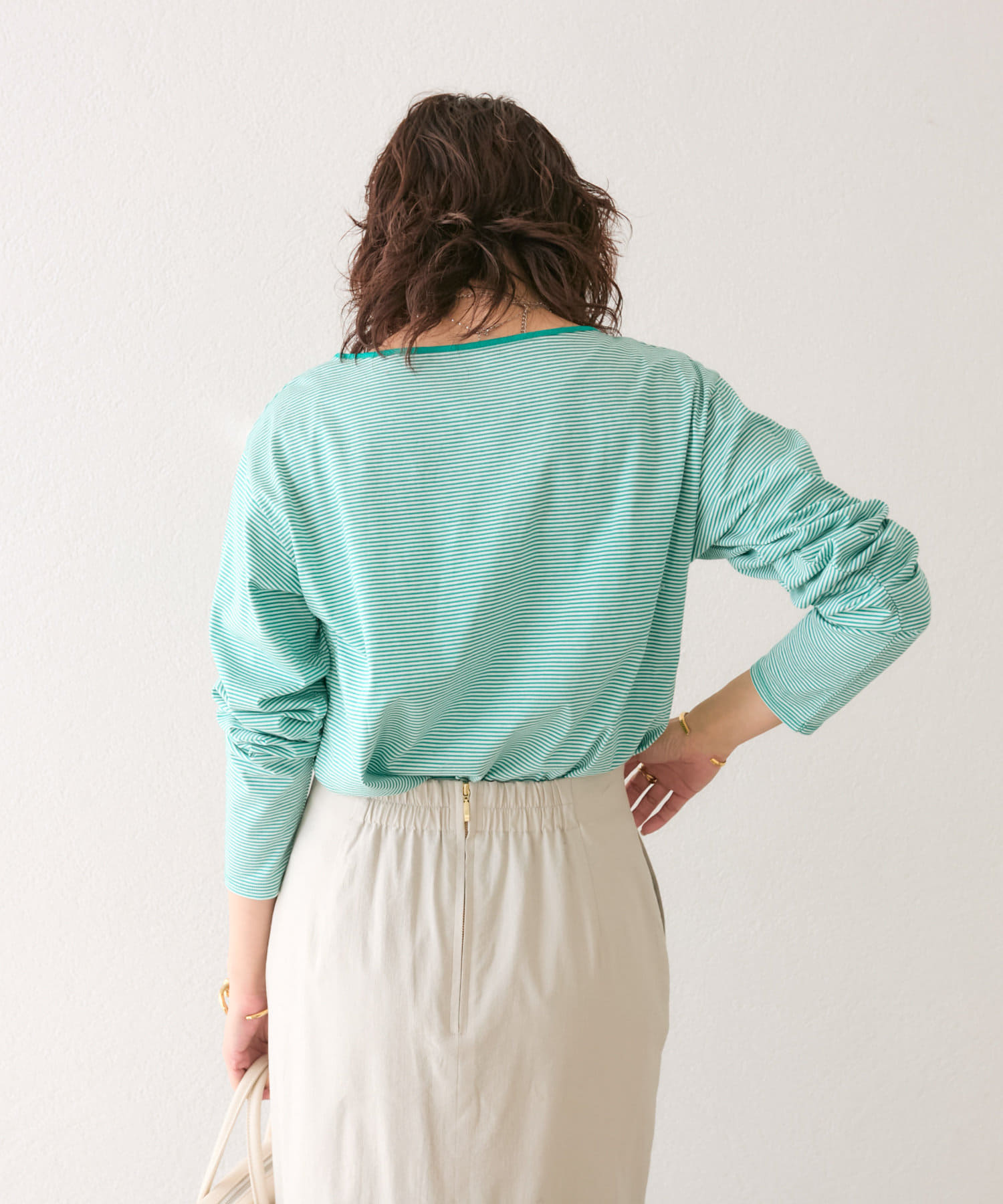 OUTLET(アウトレット) 【RIVE DROITE】ボーダーロンTee