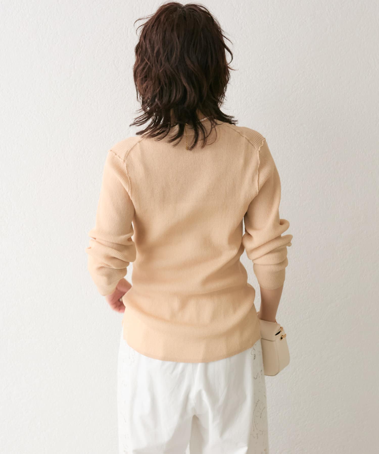 OUTLET(アウトレット) 【RIVE DROITE】レースアップニット