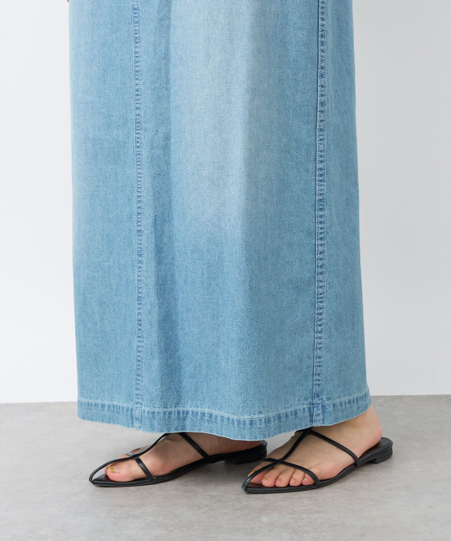 OUTLET(アウトレット) 【RIVE DROITE】半袖デニムシャツワンピース