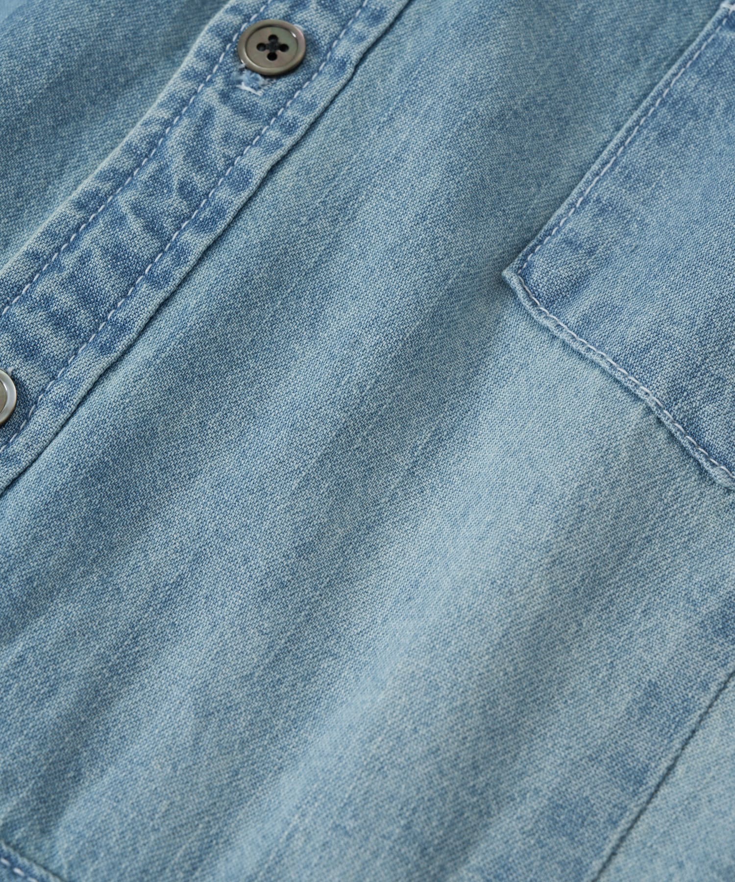 OUTLET(アウトレット) 【RIVE DROITE】半袖デニムシャツワンピース