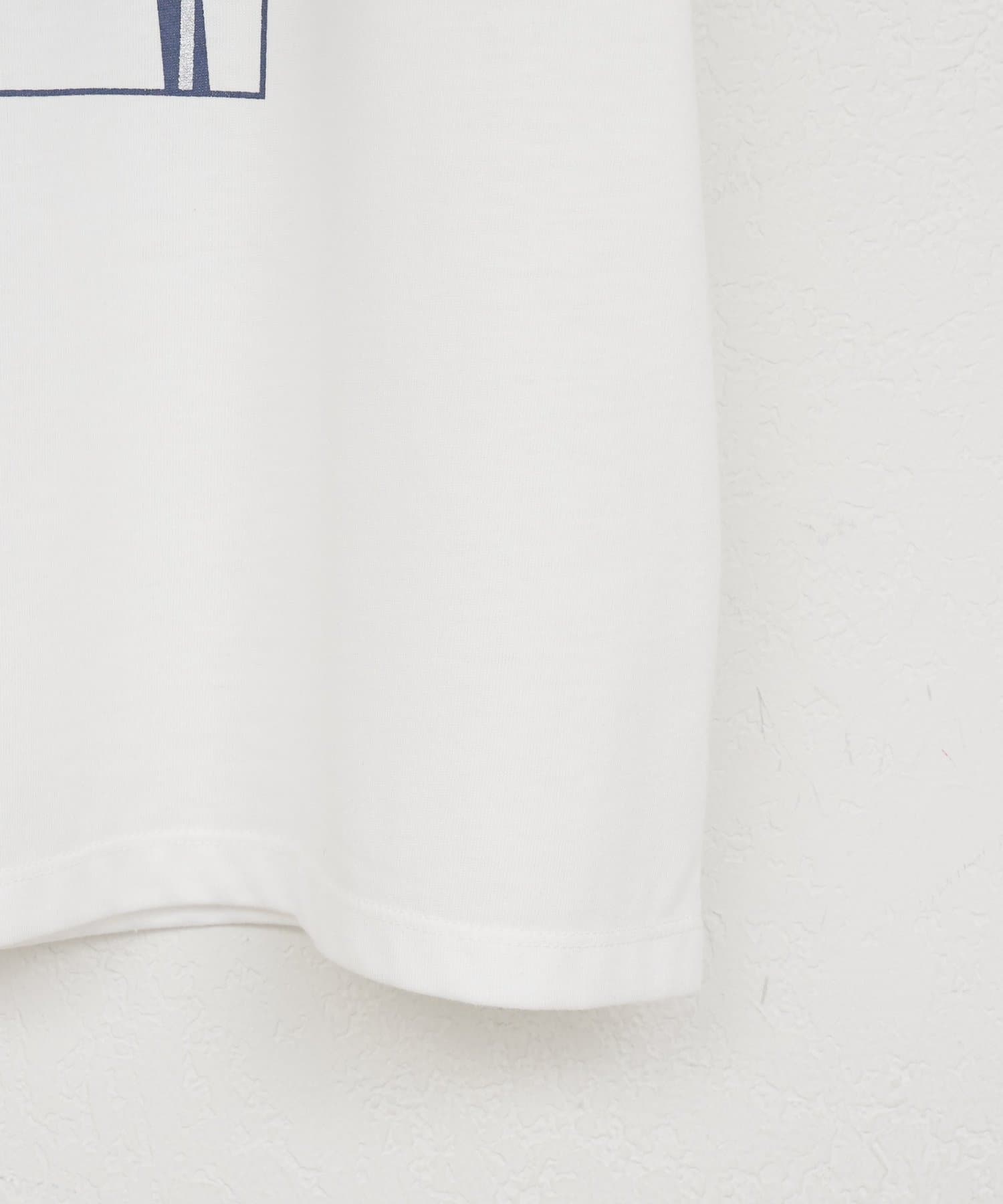 DISCOAT(ディスコート) 【WEB限定】アート箔プリントTシャツ