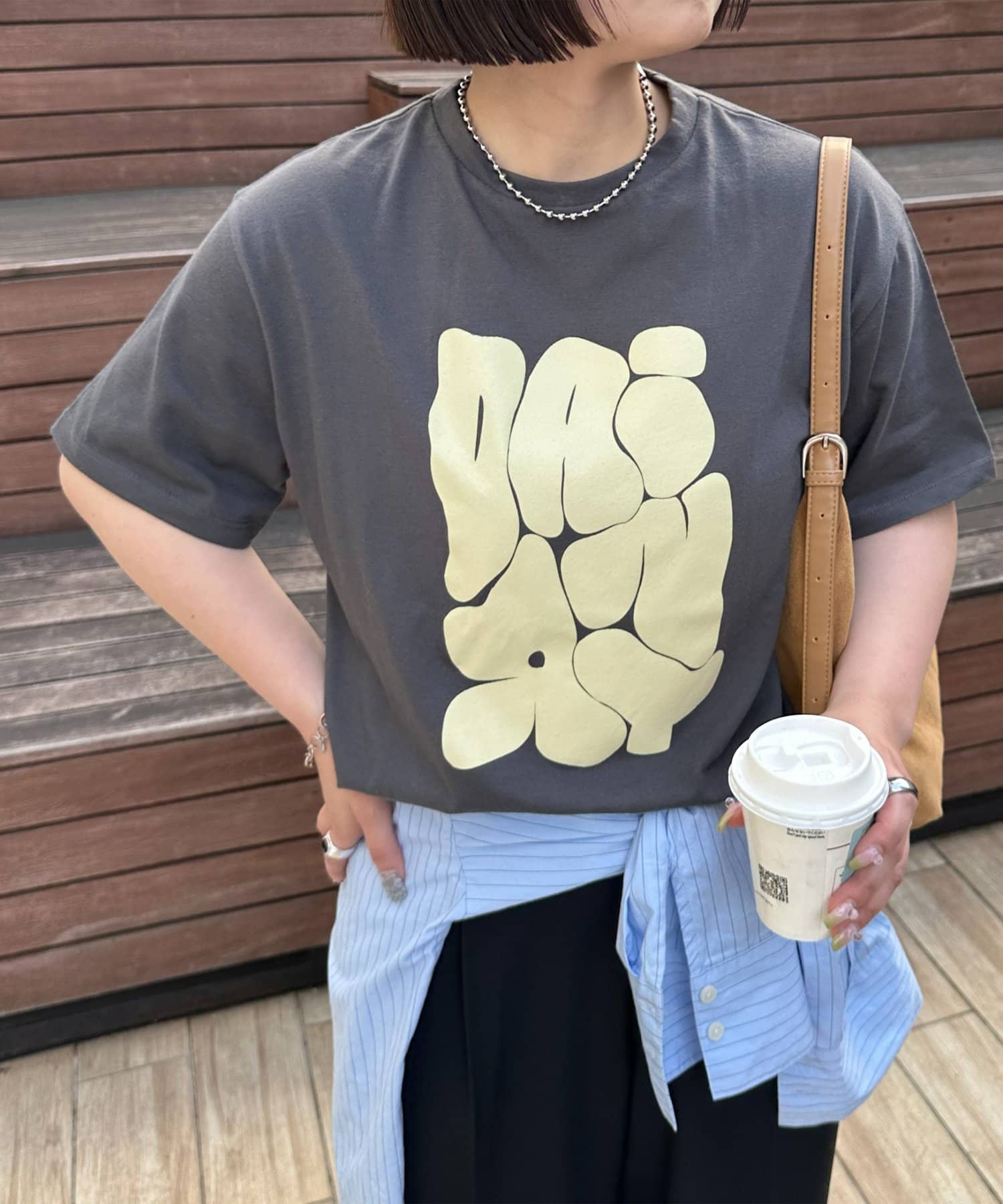 DISCOAT(ディスコート) 【WEB限定】アートロゴTシャツ