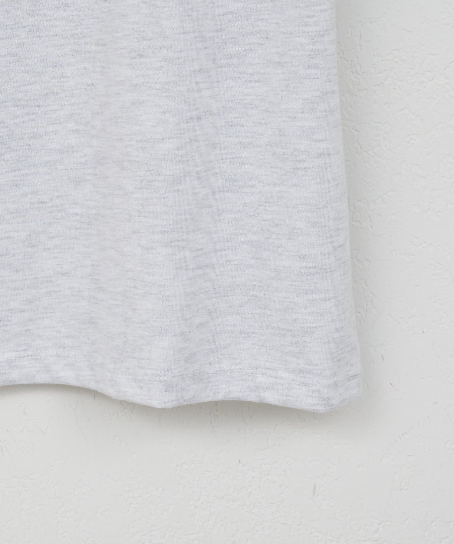 DISCOAT(ディスコート) 【WEB限定】ライトストーン×刺繍Tシャツ