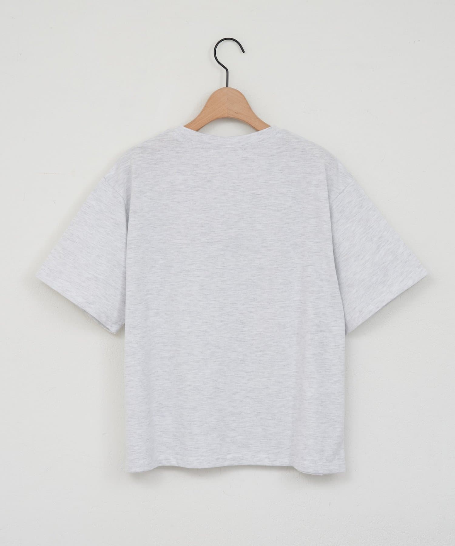 DISCOAT(ディスコート) 【WEB限定】ライトストーン×刺繍Tシャツ