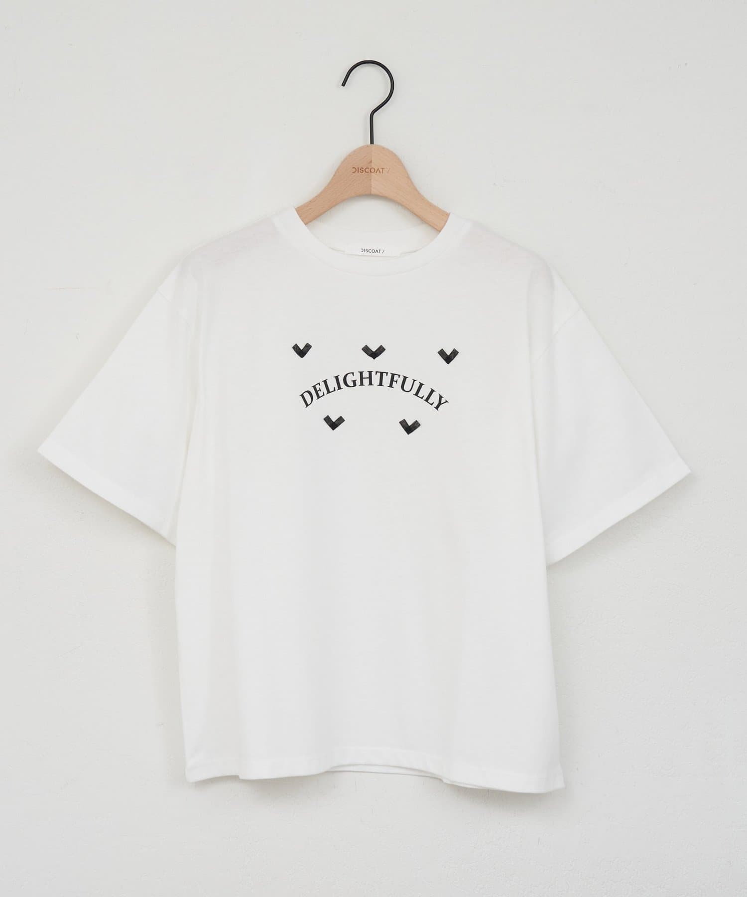 DISCOAT(ディスコート) 【WEB限定】ハートロゴTシャツ