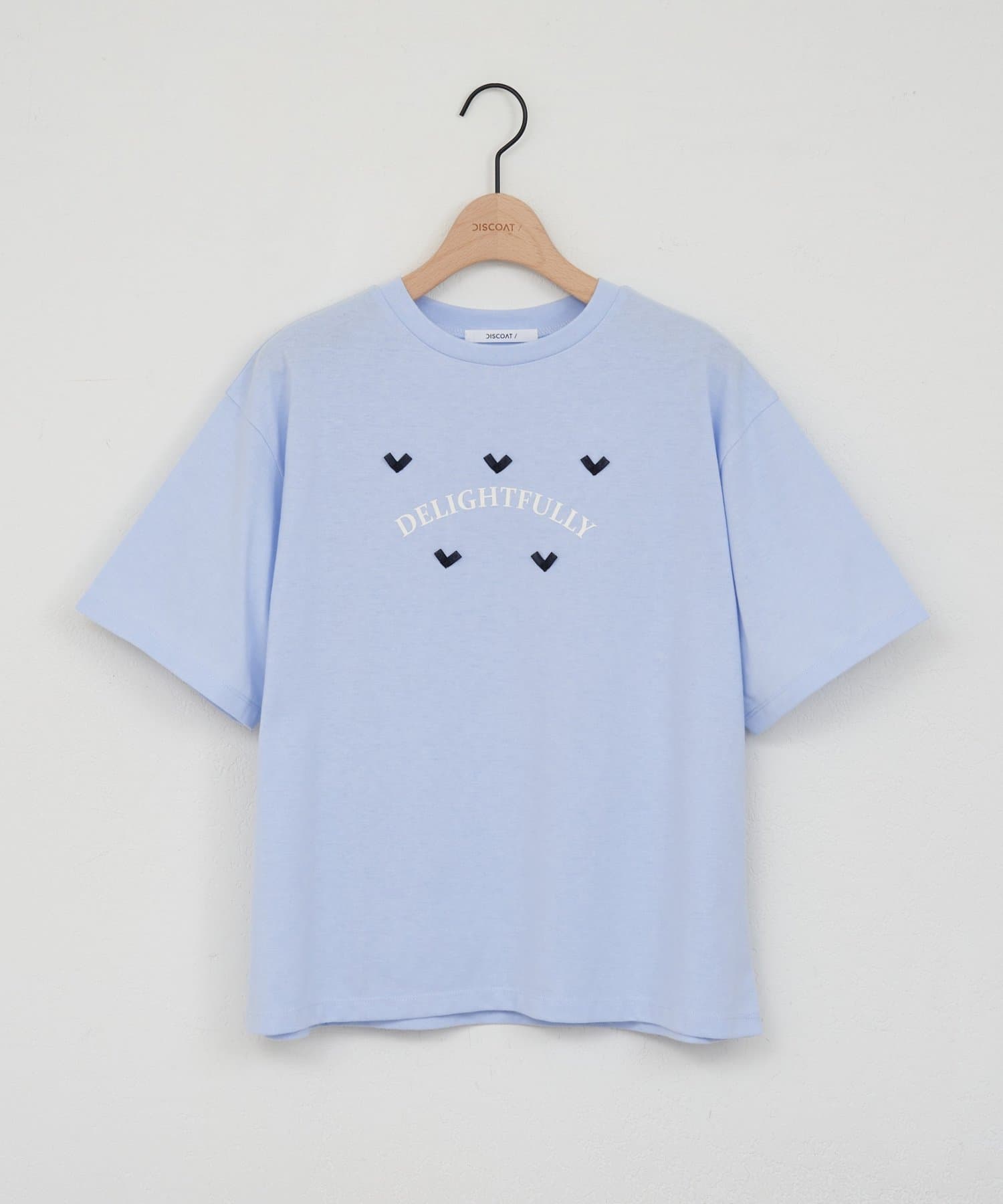 DISCOAT(ディスコート) 【WEB限定】ハートロゴTシャツ