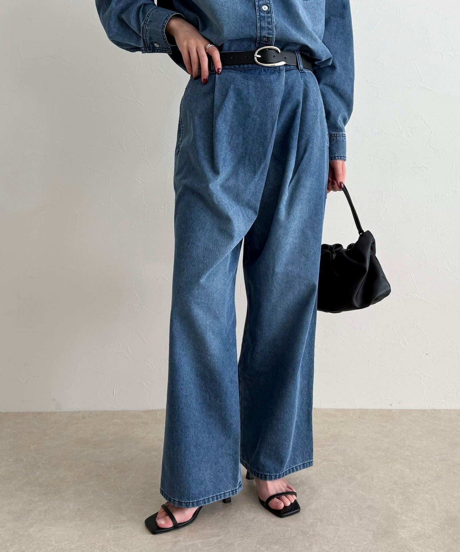 FREDY & GLOSTER(フレディ アンド グロスター) 《セットアップ対応》ラップデニムパンツ