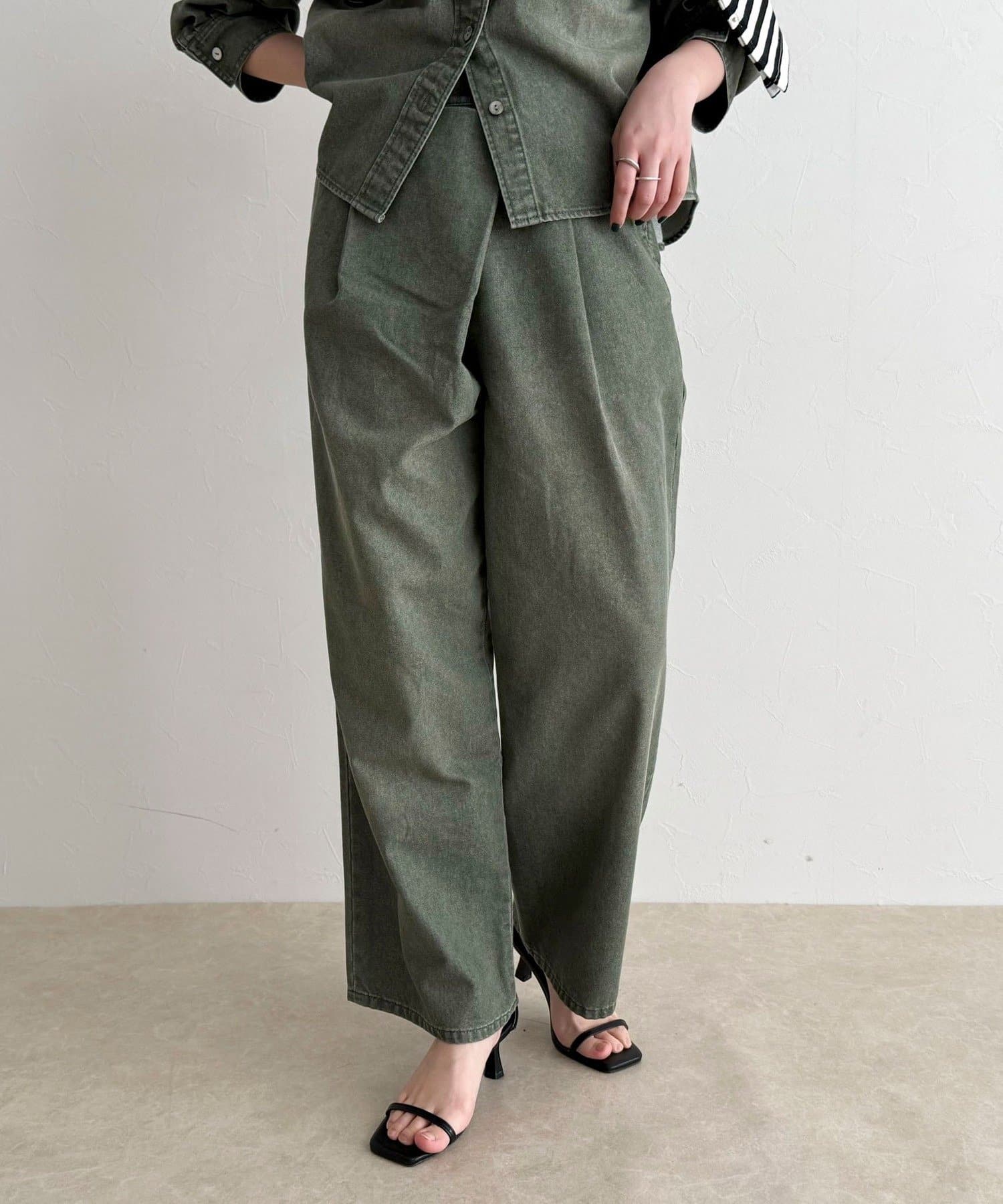 FREDY & GLOSTER(フレディ アンド グロスター) 《セットアップ対応》ラップデニムパンツ