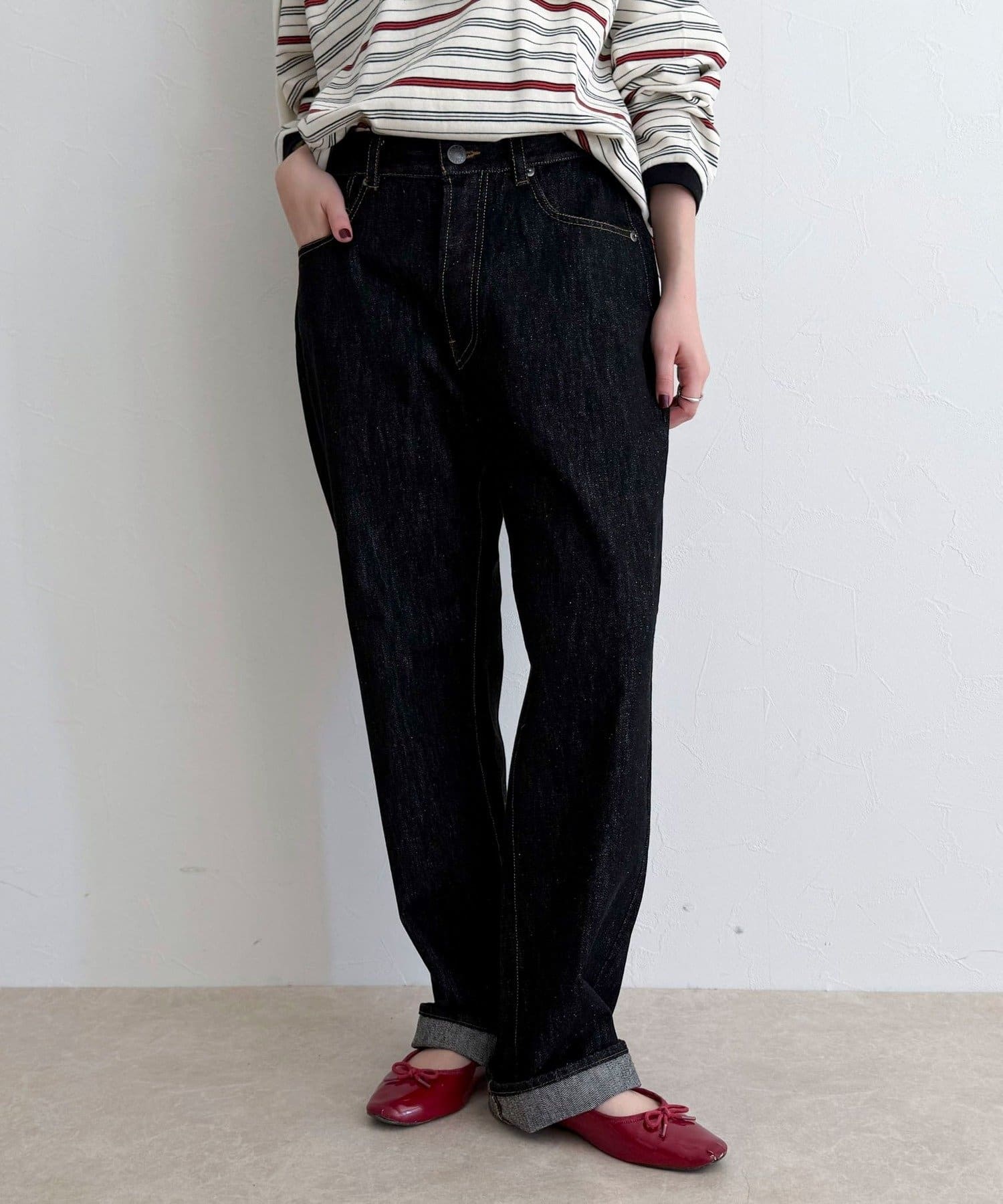 FREDY & GLOSTER(フレディ アンド グロスター) 【GEVACO/ゲバコ】別注ストレートデニムパンツ