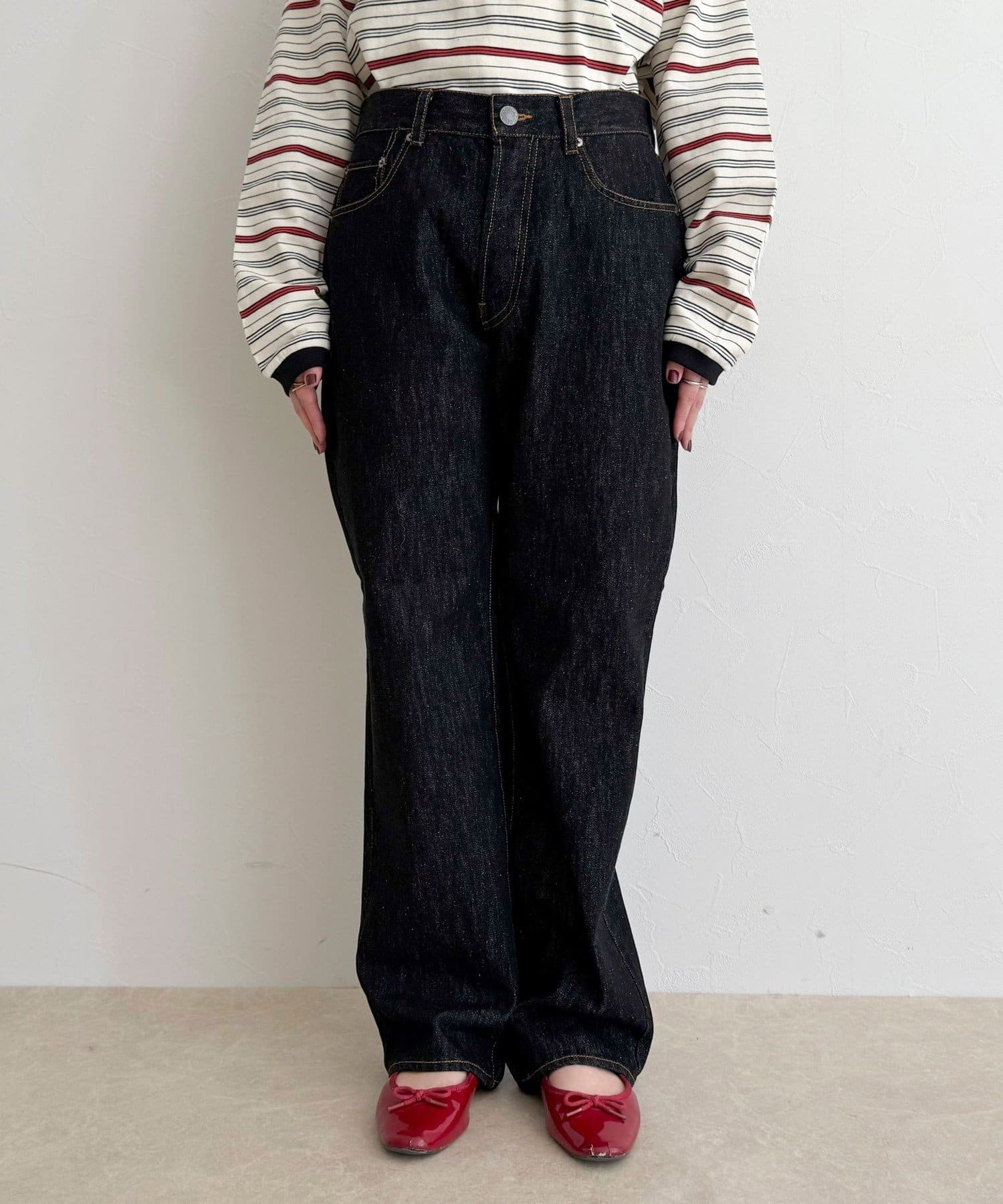 FREDY & GLOSTER(フレディ アンド グロスター) 【GEVACO/ゲバコ】別注ストレートデニムパンツ