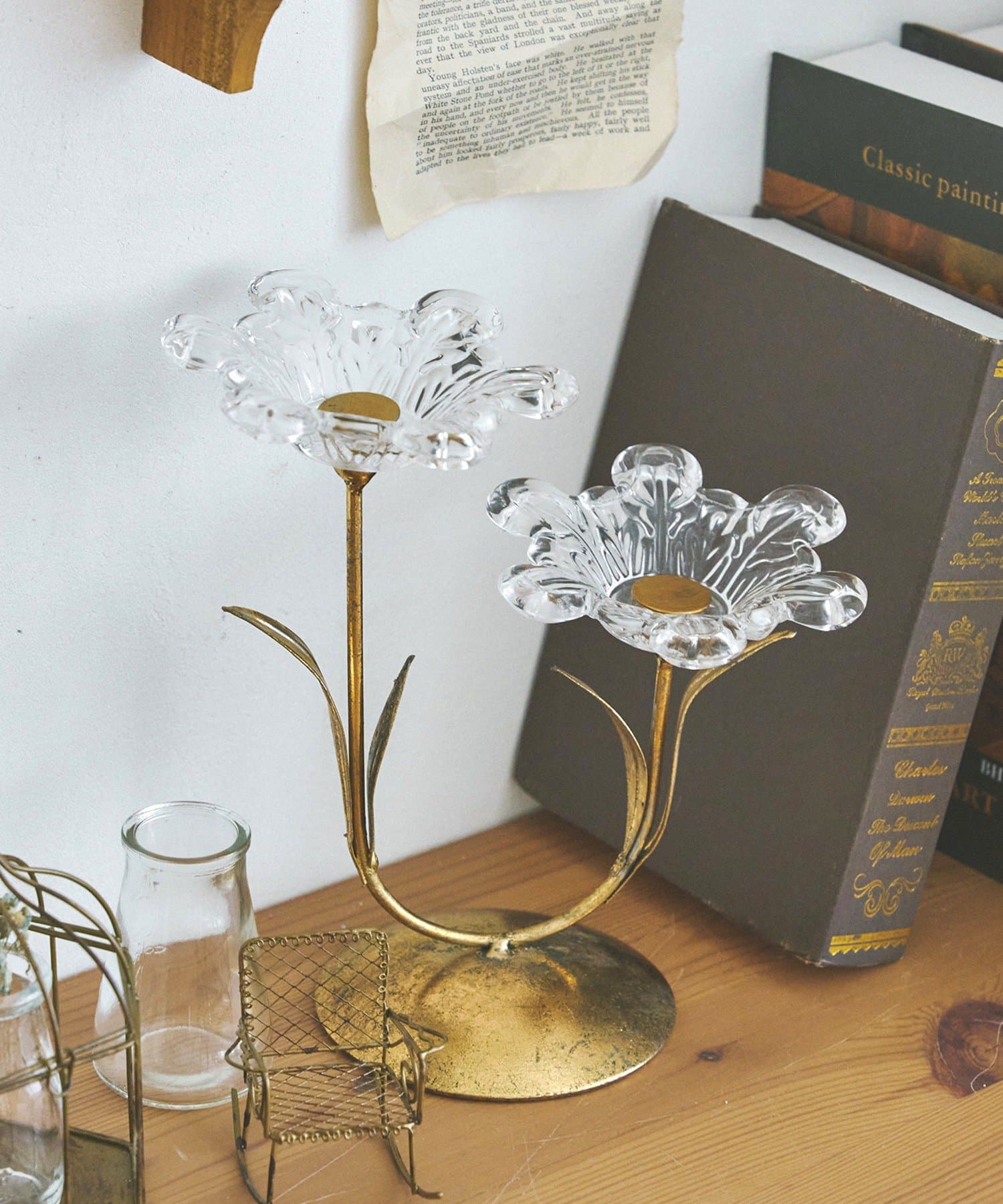 salut!(サリュ) 《WEB限定再入荷》フラワーオブジェ2輪