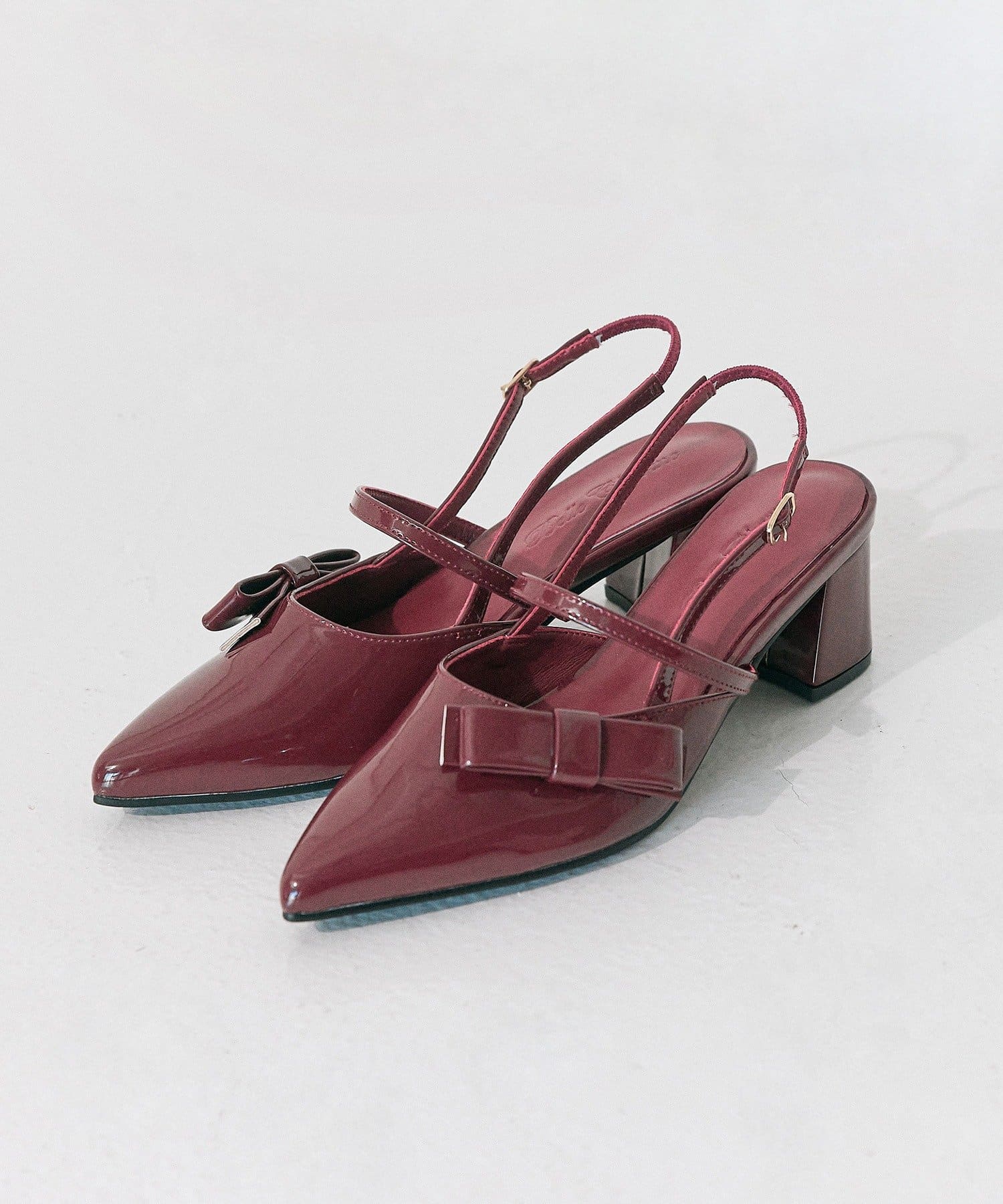 Belle Charme(ベルシャルム) Elegant Ribbon Mules