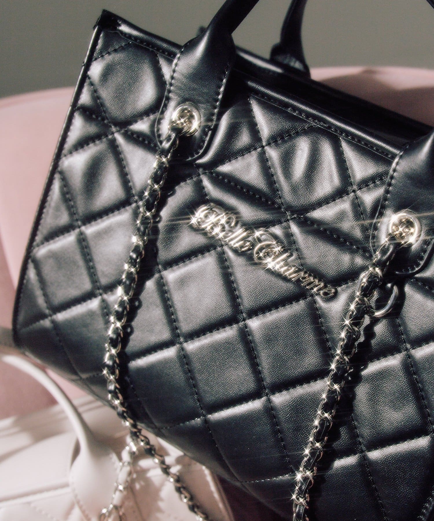 Belle Charme(ベルシャルム) Belle Charme Quilted Mini Tote