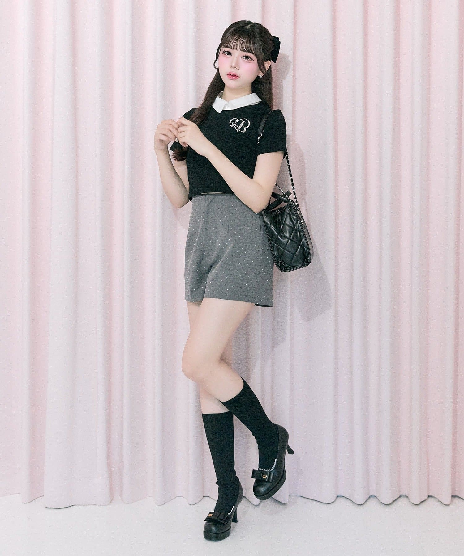 Belle Charme(ベルシャルム) Belle Charme Quilted Mini Tote