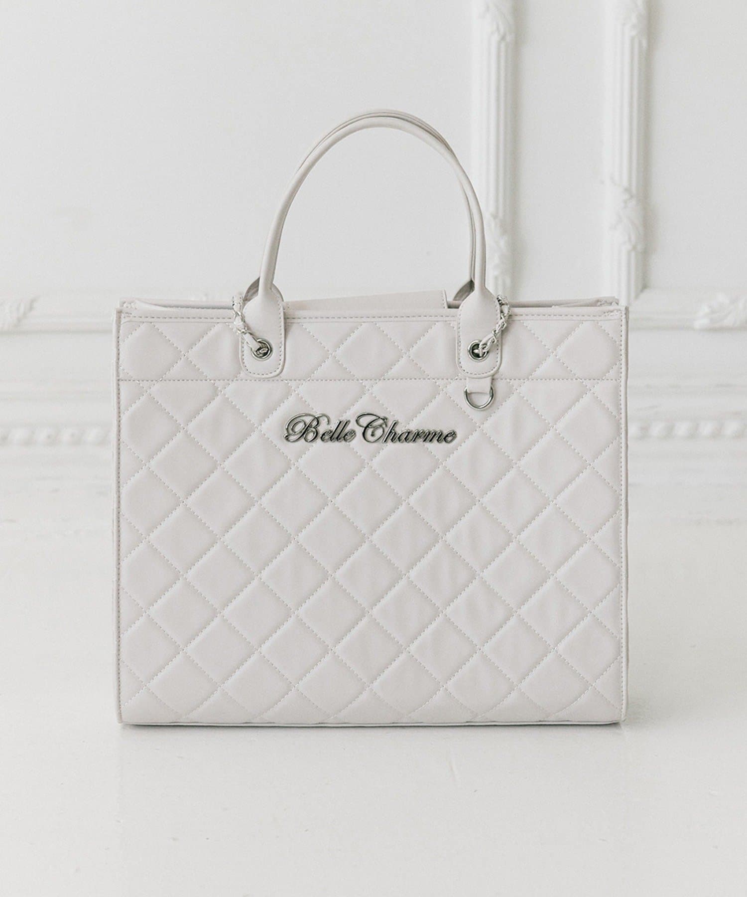 Belle Charme(ベルシャルム) Belle Charme Quilted Carry on Tote