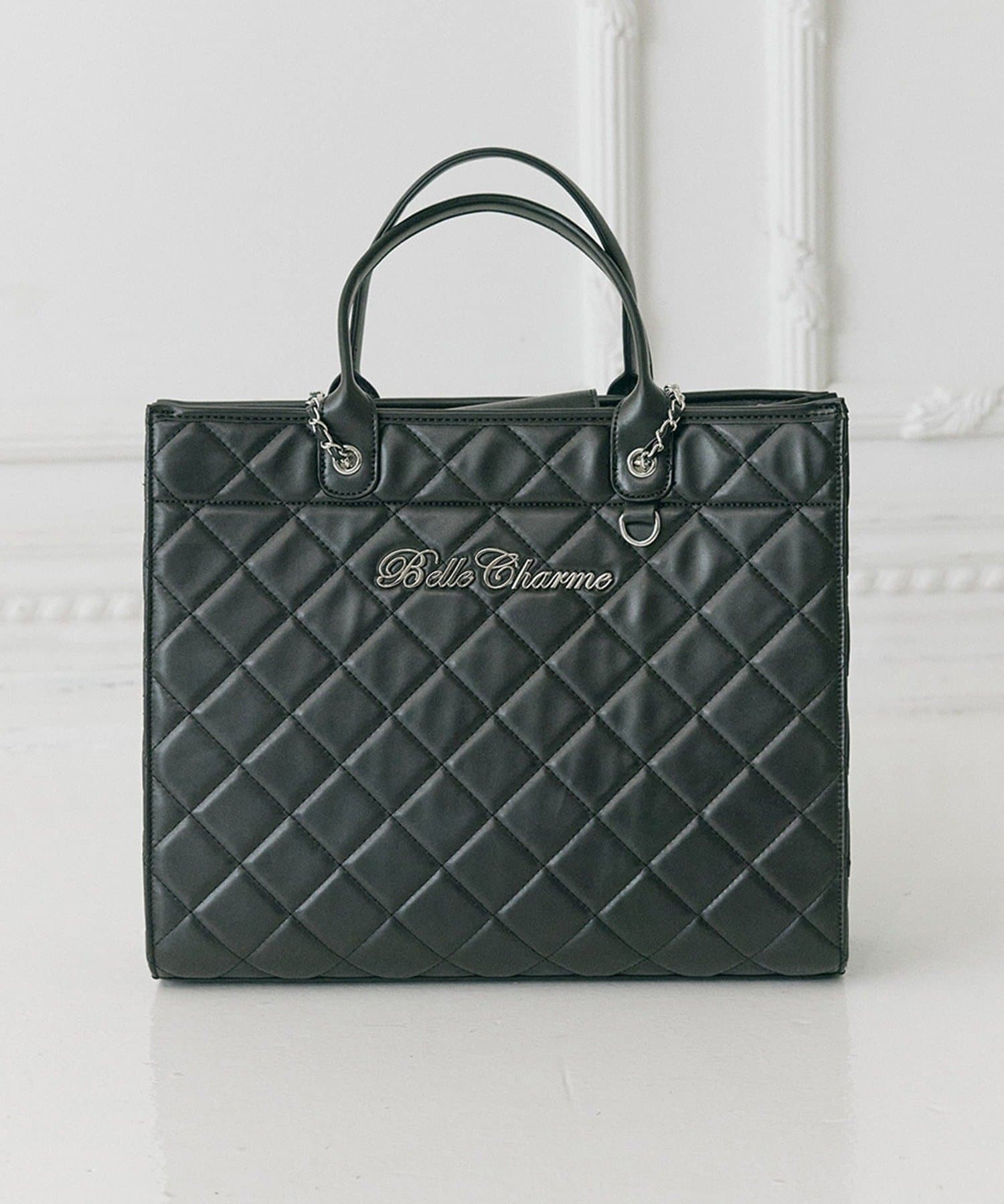 Belle Charme(ベルシャルム) Belle Charme Quilted Carry on Tote