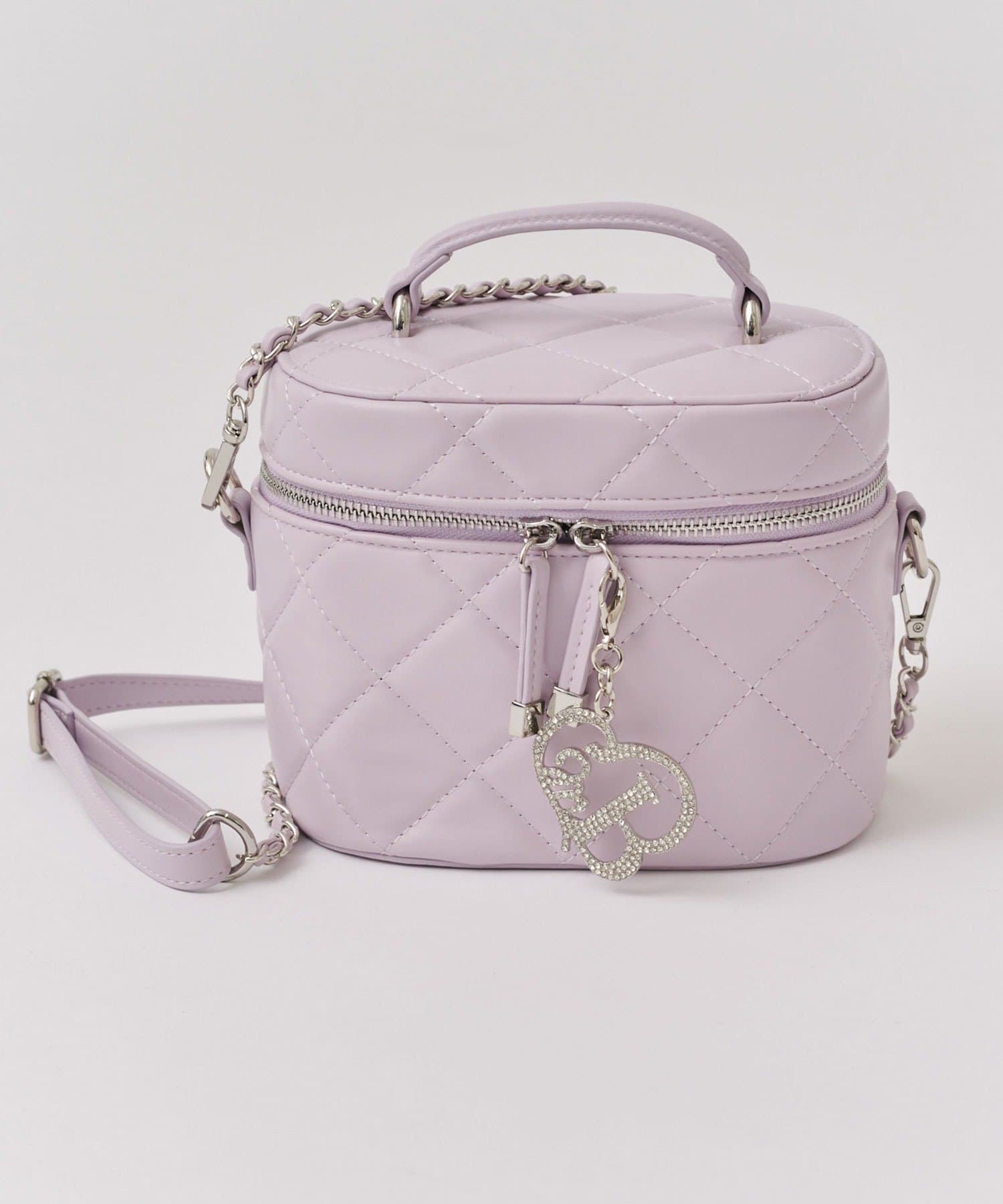 Belle Charme(ベルシャルム) Glitter Logo Quilted Vanity