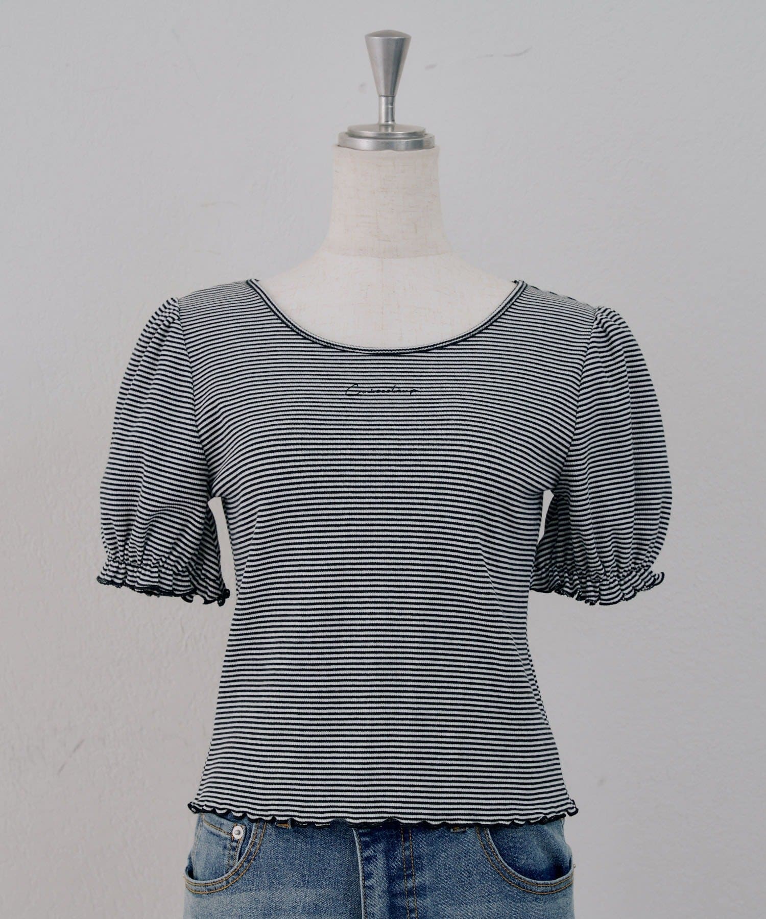 NICE CLAUP / OLIVE des OLIVE OUTLET(ナイスクラップ  / オリーブ デ オリーブ アウトレット) 【continuer】ラメロゴパフT