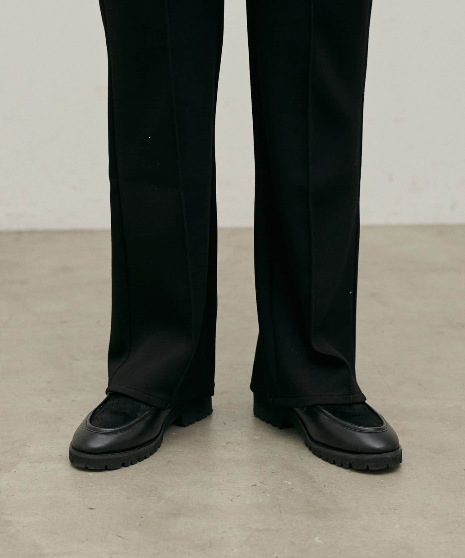 LARUTA(ラルータ) 【LARUTA】ボンディングセミフレアパンツ