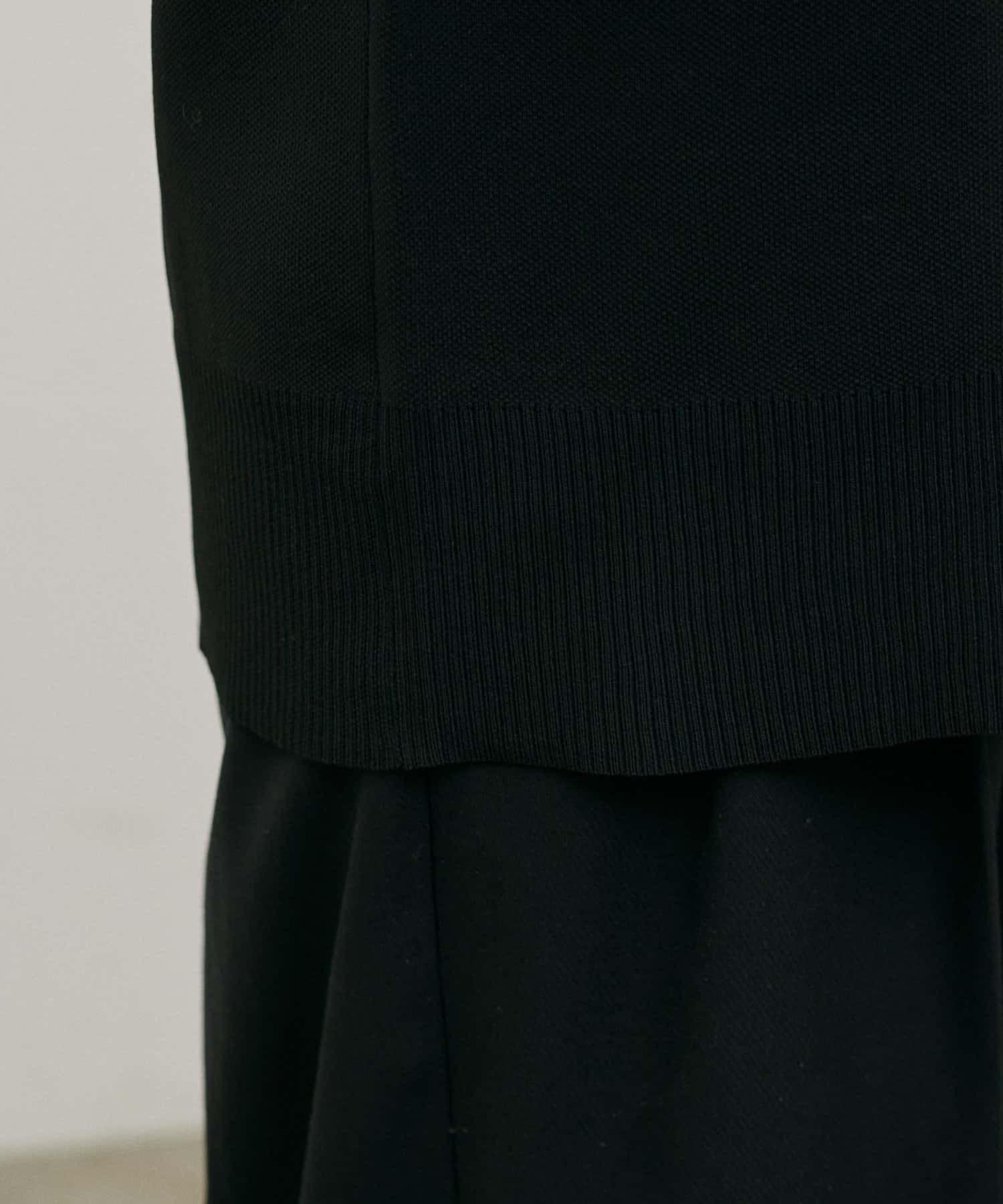 LARUTA(ラルータ) 【LARUTA】ポリ100シャツレイヤード風カーデ