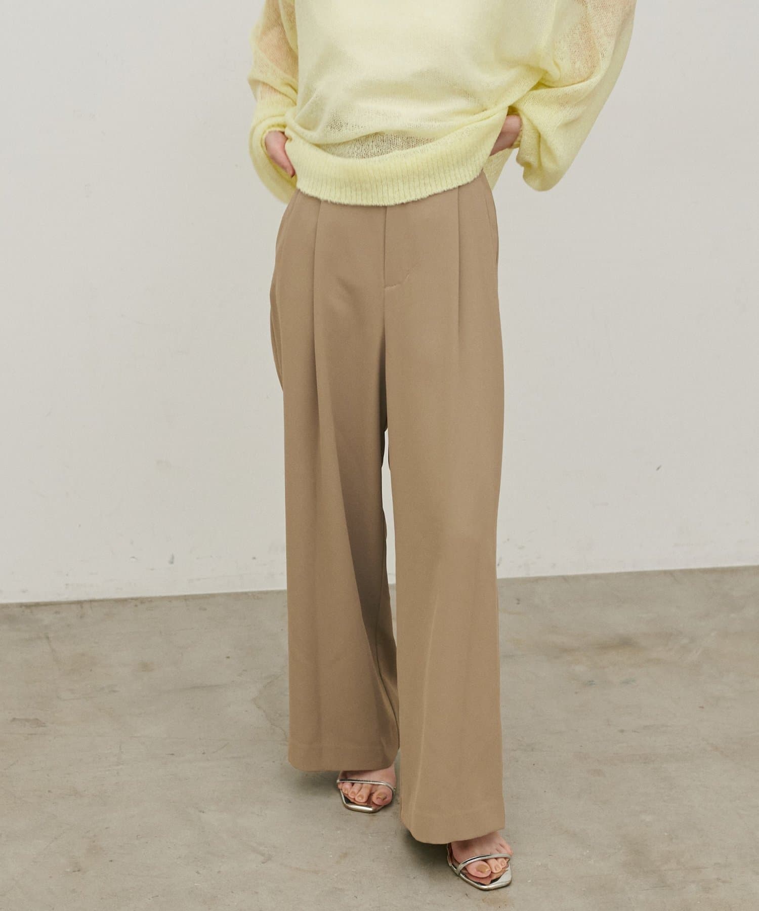 LARUTA(ラルータ) 【LARUTA】ツイストカルゼタックパンツ