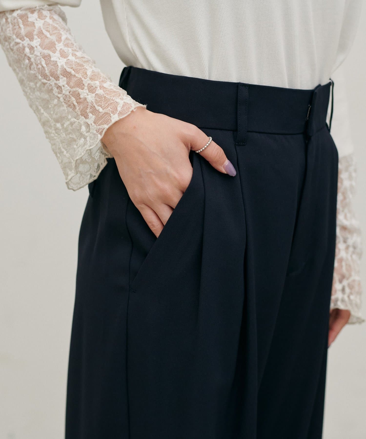 LARUTA(ラルータ) 【LARUTA】ツイストカルゼタックパンツ