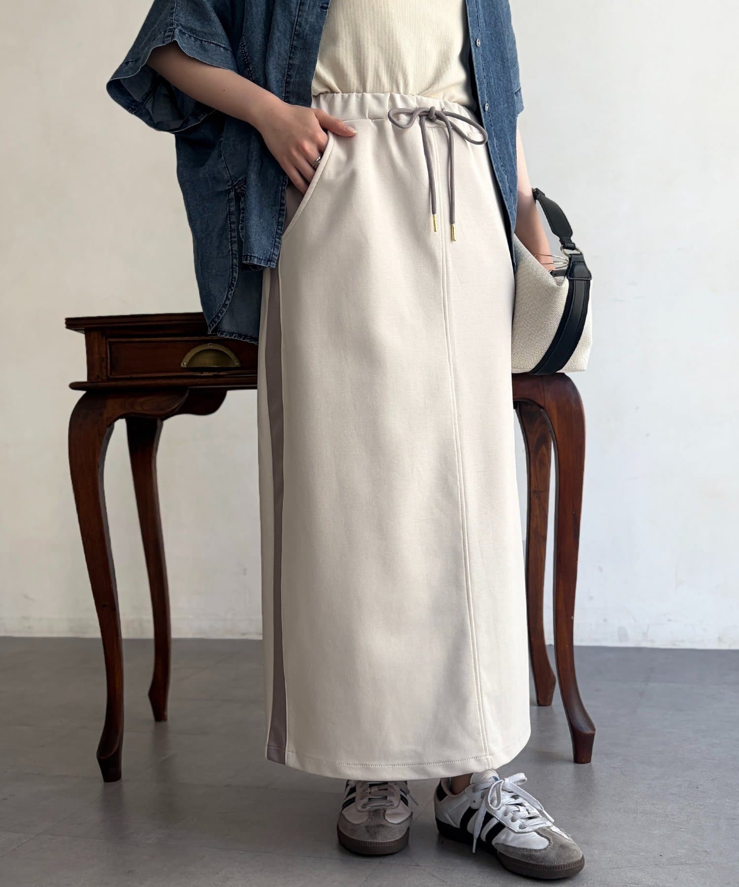 Chez toi(シェトワ) サイドラインイージースカート