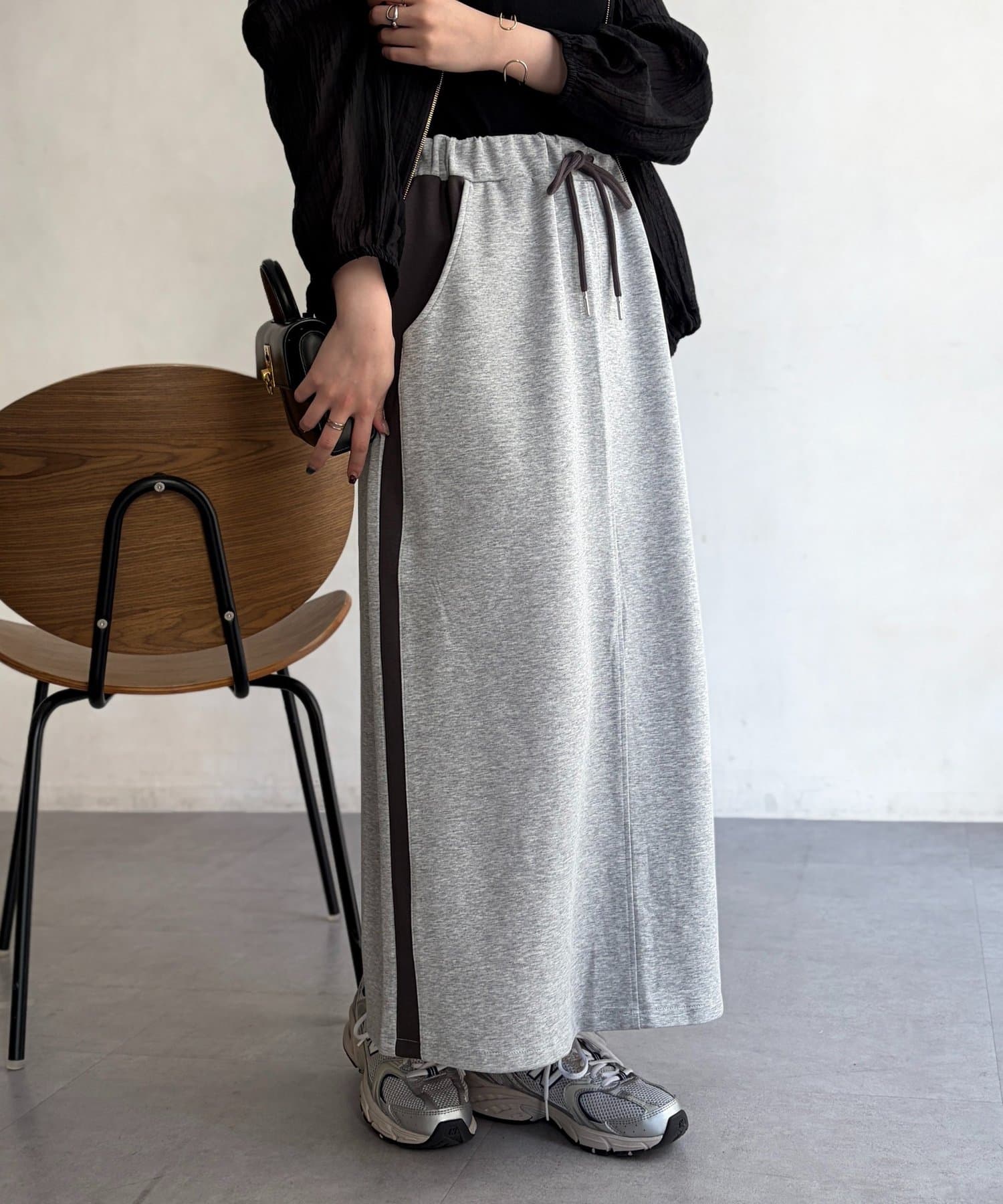 Chez toi(シェトワ) サイドラインイージースカート