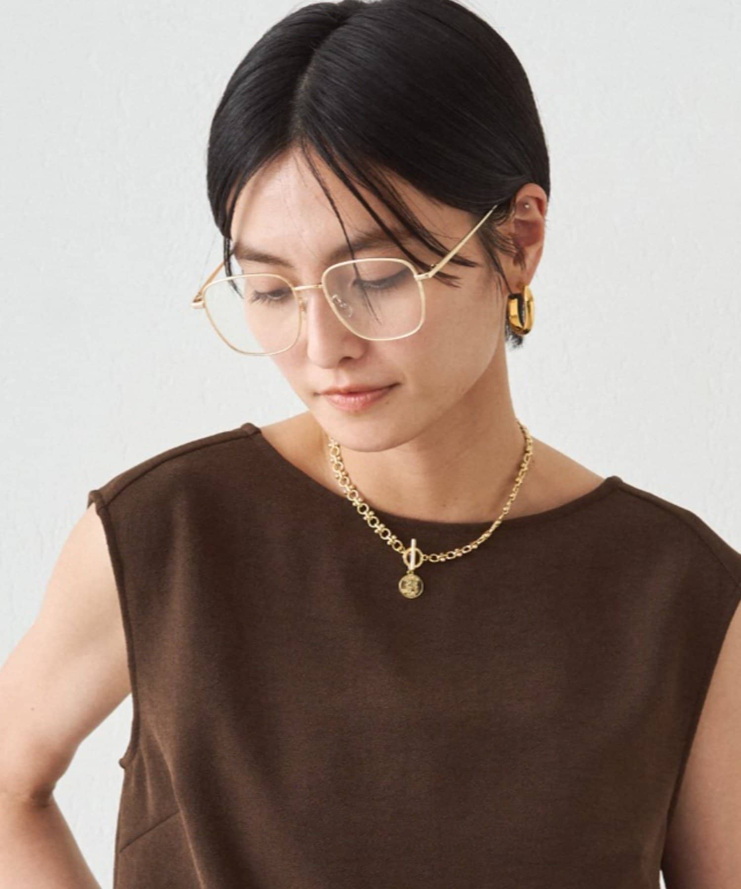 LOUNGEDRESS(ラウンジドレス) 【GALENA/ガレナ】メタルスクエアめがね