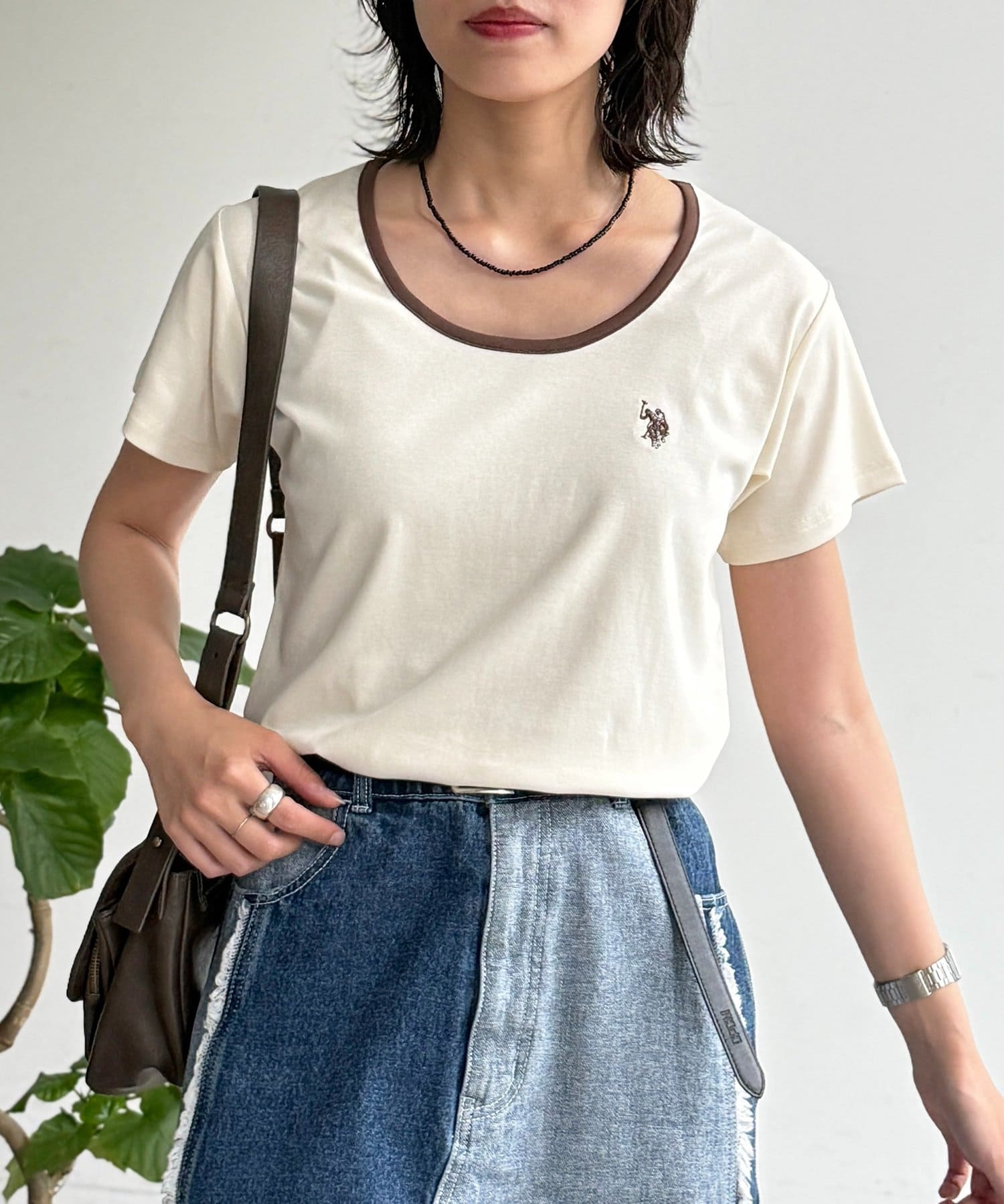 CPCM(シーピーシーエム) 【U.S. POLO ASSN.】UネックT