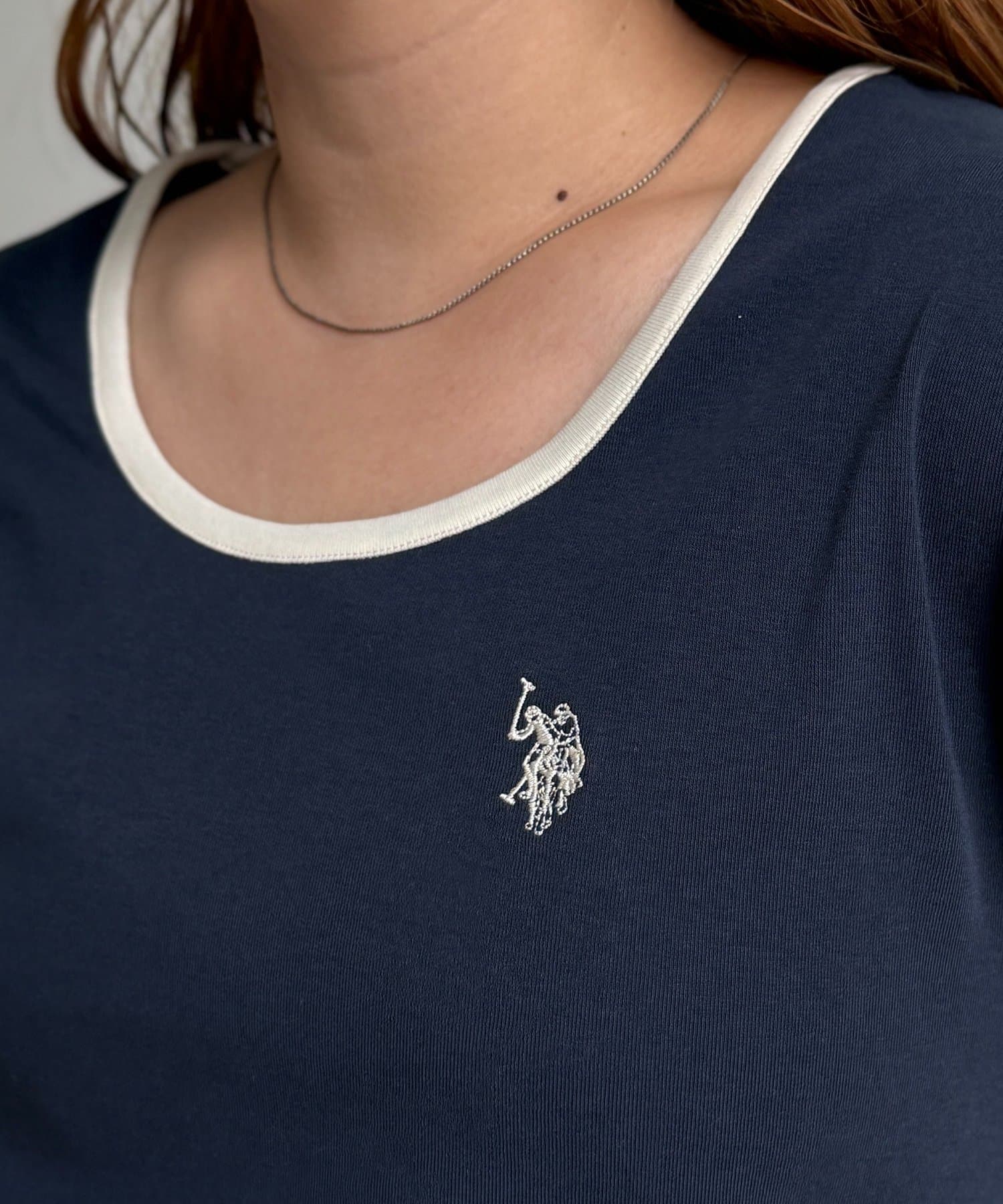 CPCM(シーピーシーエム) 【U.S. POLO ASSN.】UネックT