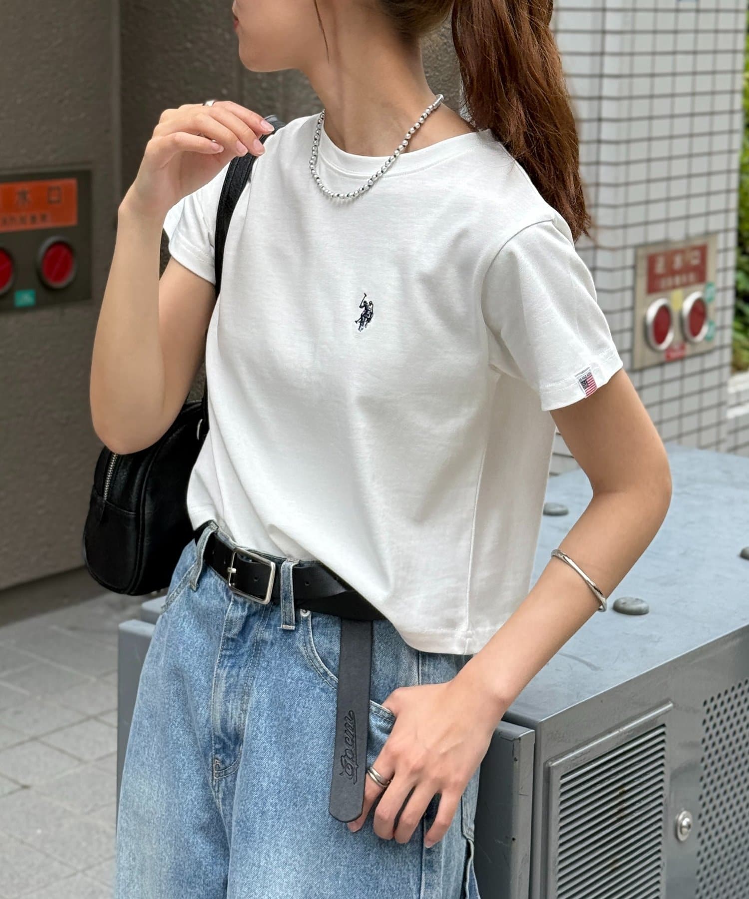 CPCM(シーピーシーエム) 【U.S. POLO ASSN.】クロップドT