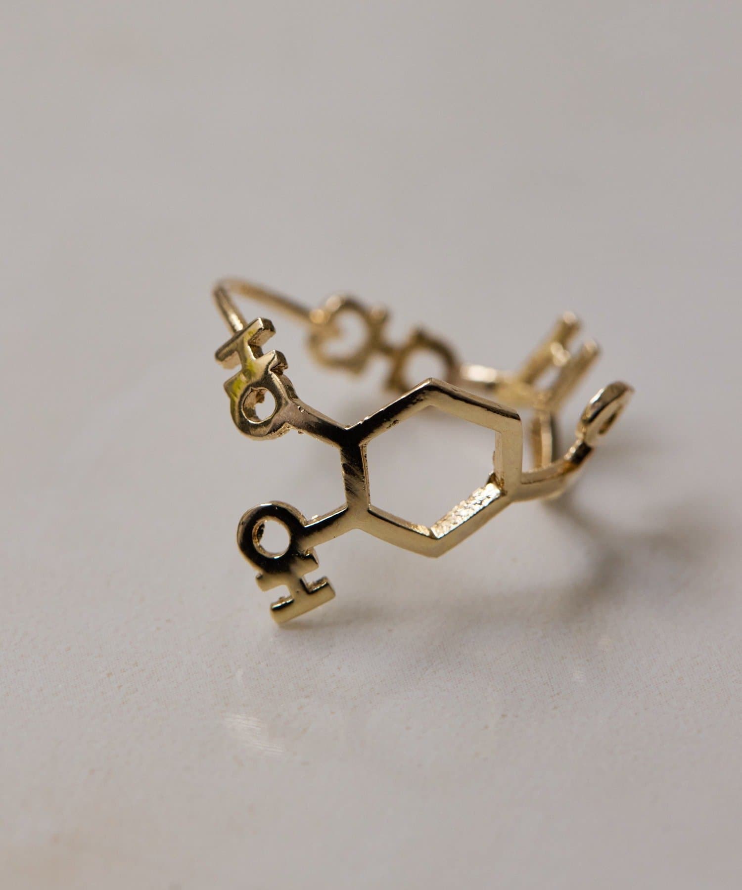 ear PAPILLONNER(イア パピヨネ) 《WEB限定》化学構造式リング