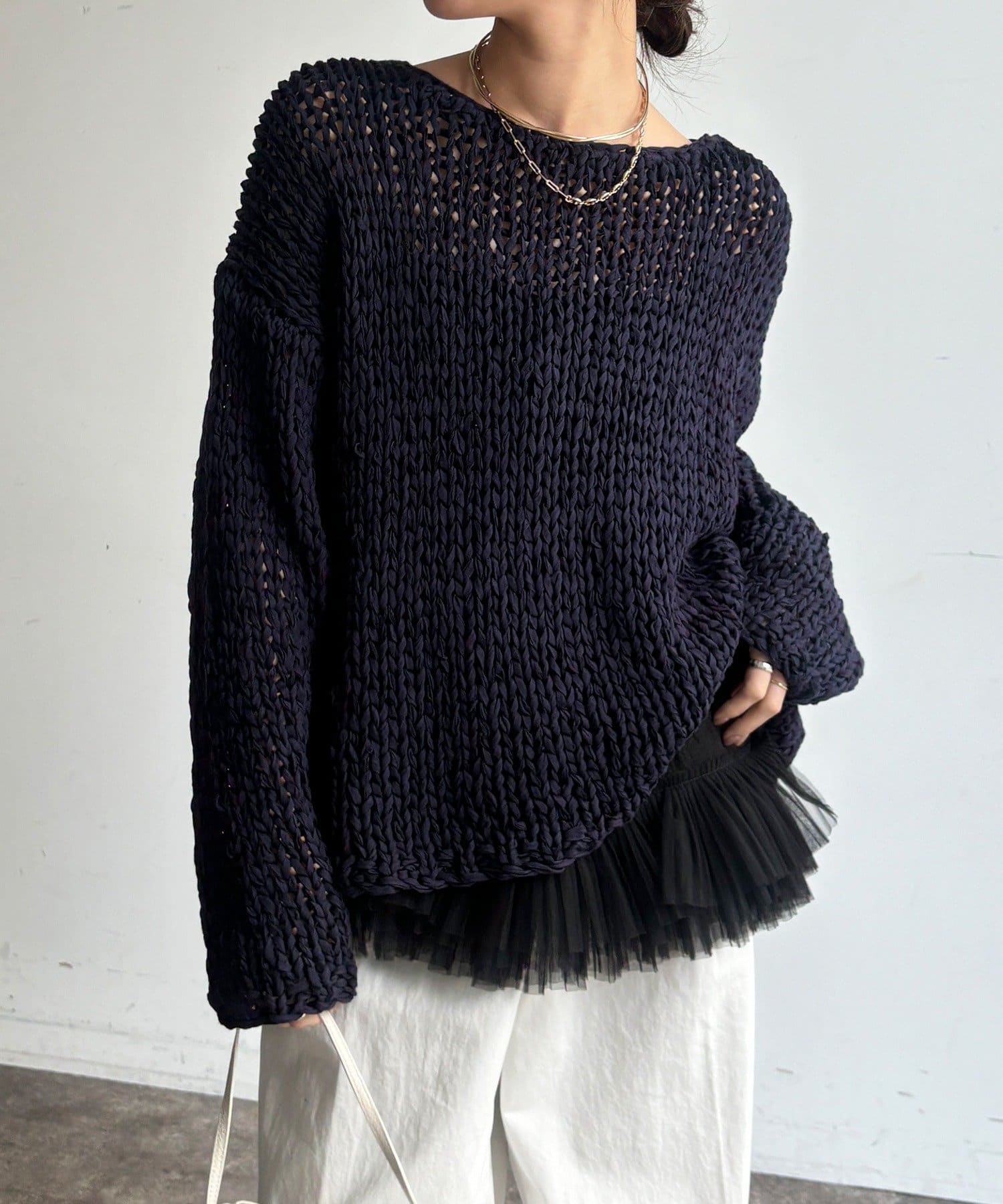 DOUDOU(ドゥドゥ) マルチWAYフリルトップス