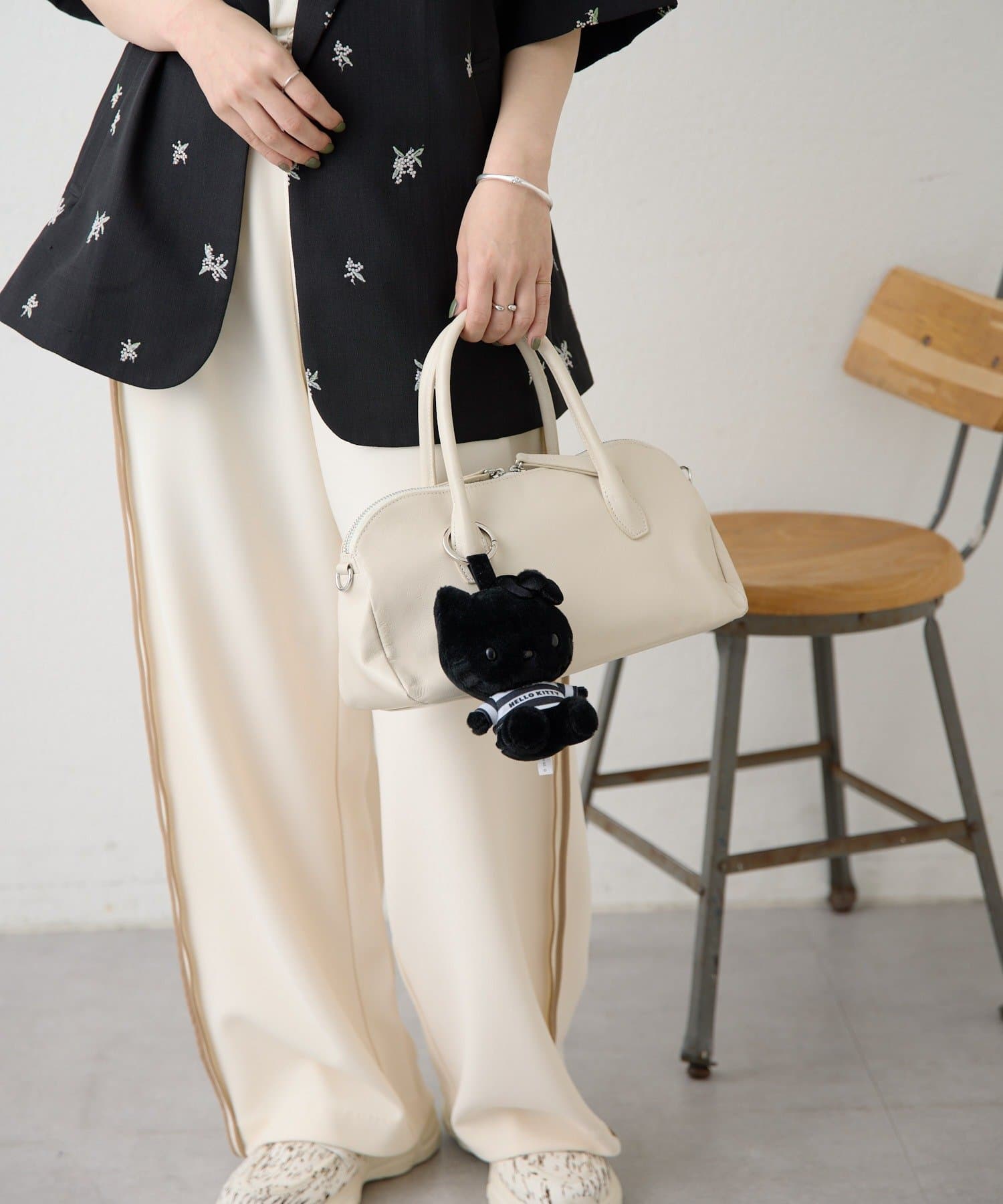 ear PAPILLONNER(イア パピヨネ) 【HELLO KITTY（ハローキティ）×ear】コラボぬいぐるみチャーム