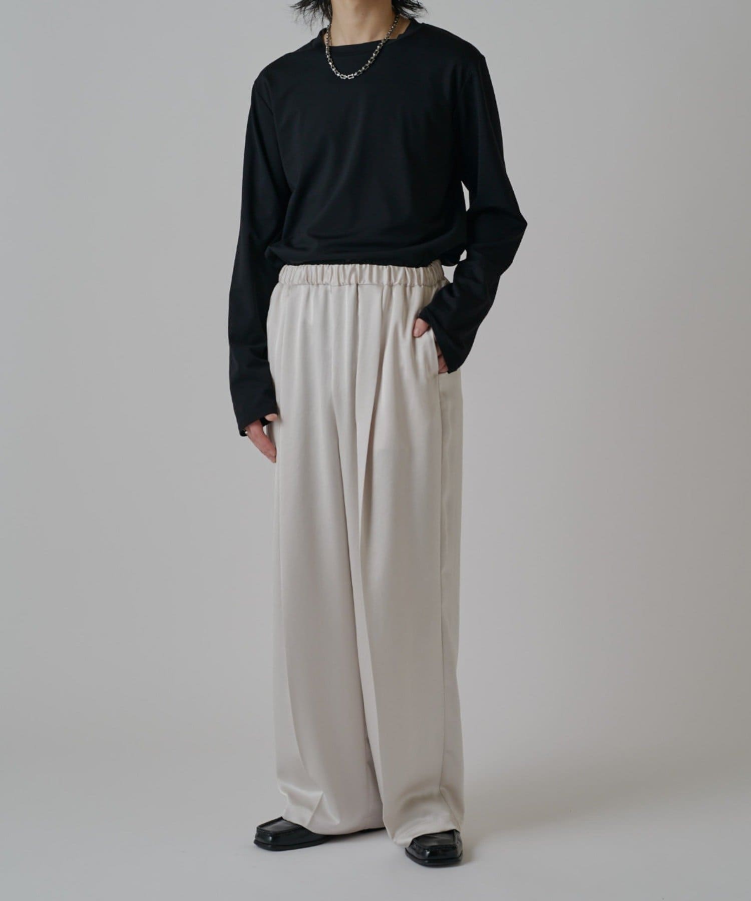 Lui's(ルイス) ヴィンテージサテンイージーパンツ