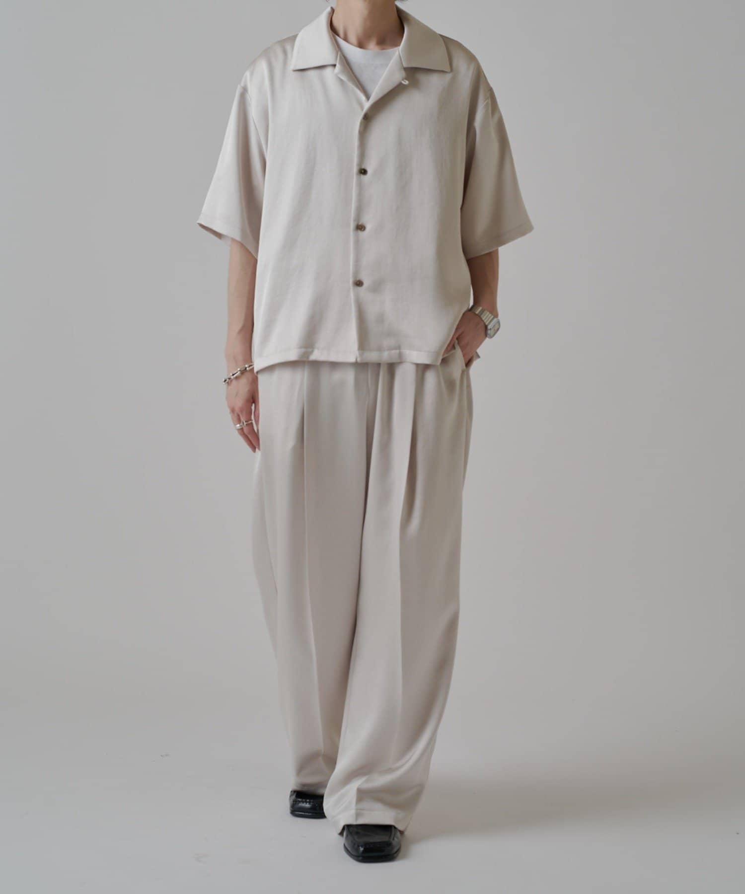 Lui's(ルイス) ヴィンテージサテンイージーパンツ