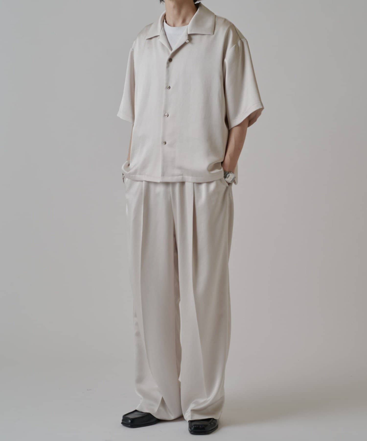 Lui's(ルイス) ヴィンテージサテンイージーパンツ