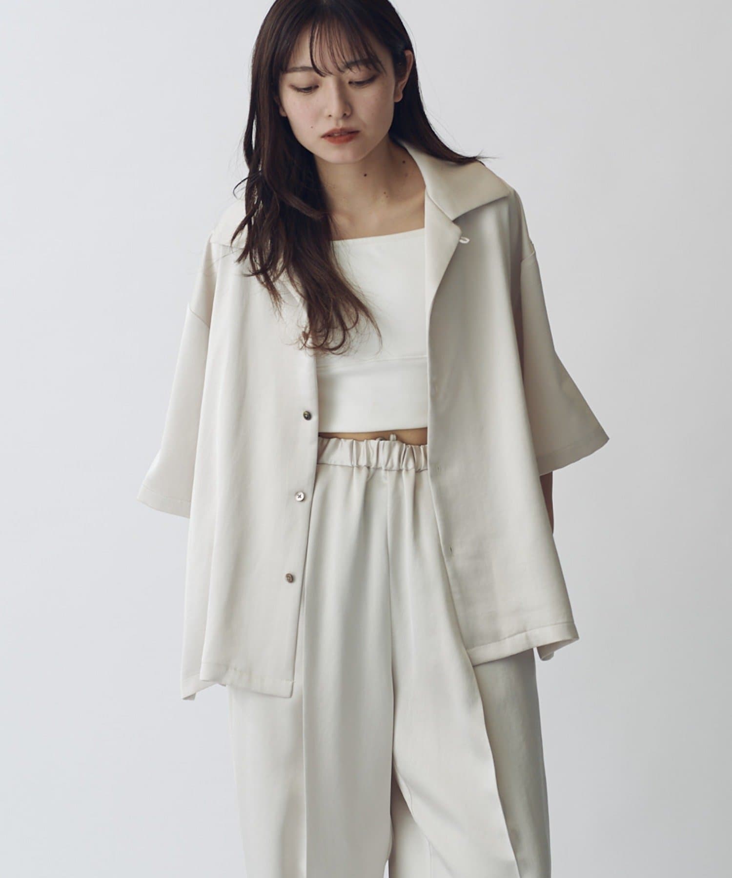 Lui's(ルイス) ヴィンテージサテンボクシーショトスリーブ