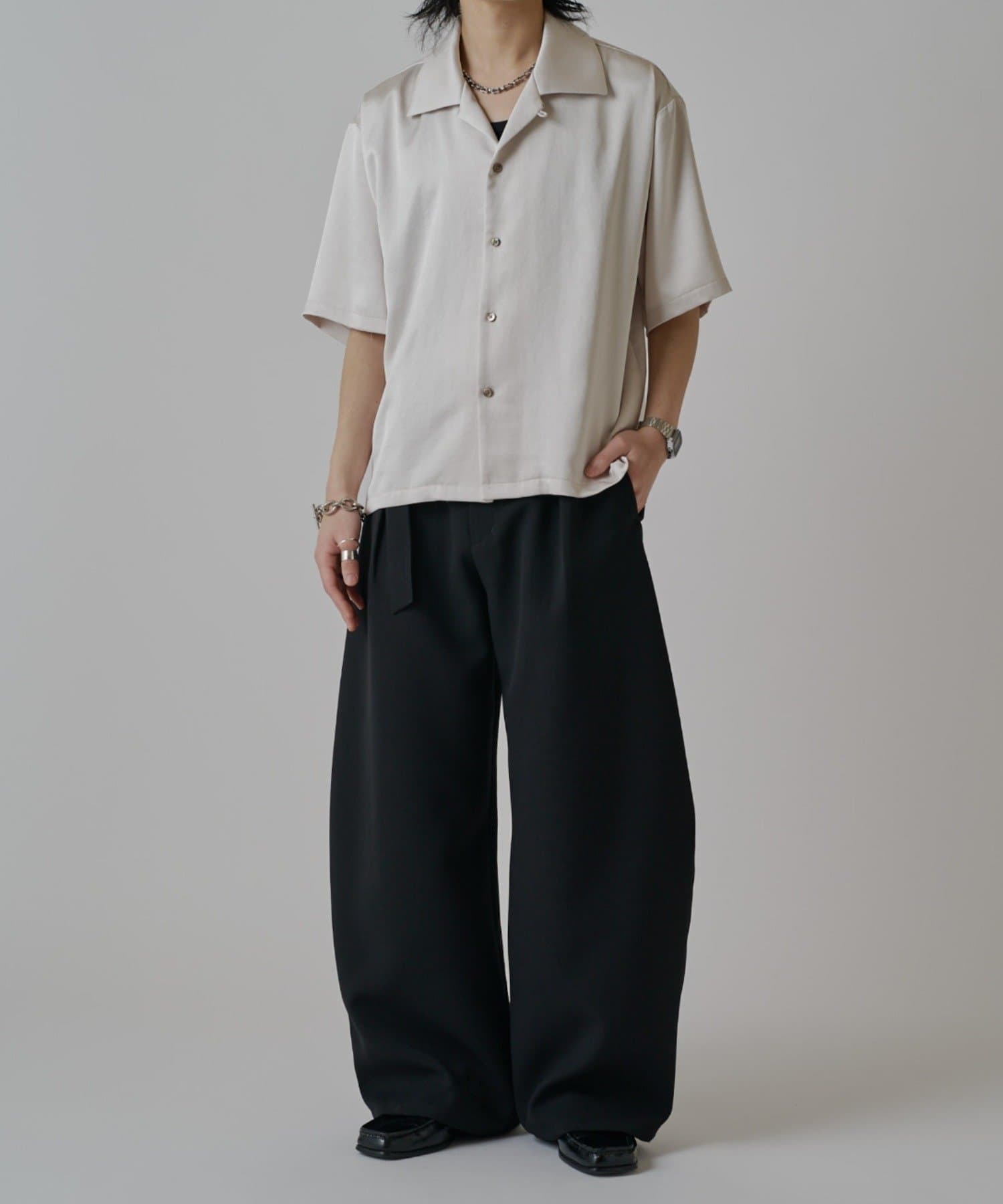 Lui's(ルイス) ヴィンテージサテンボクシーショトスリーブ