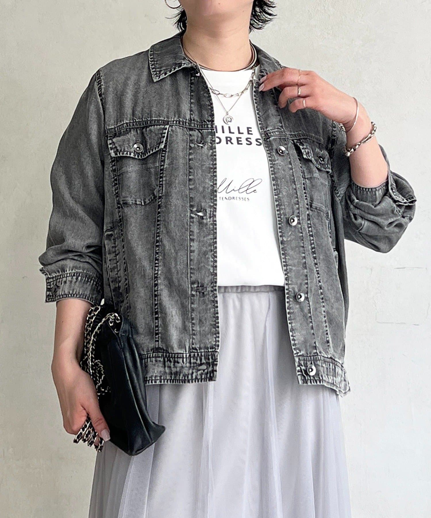 un dix cors(アンディコール) パウダーデニムジャケット