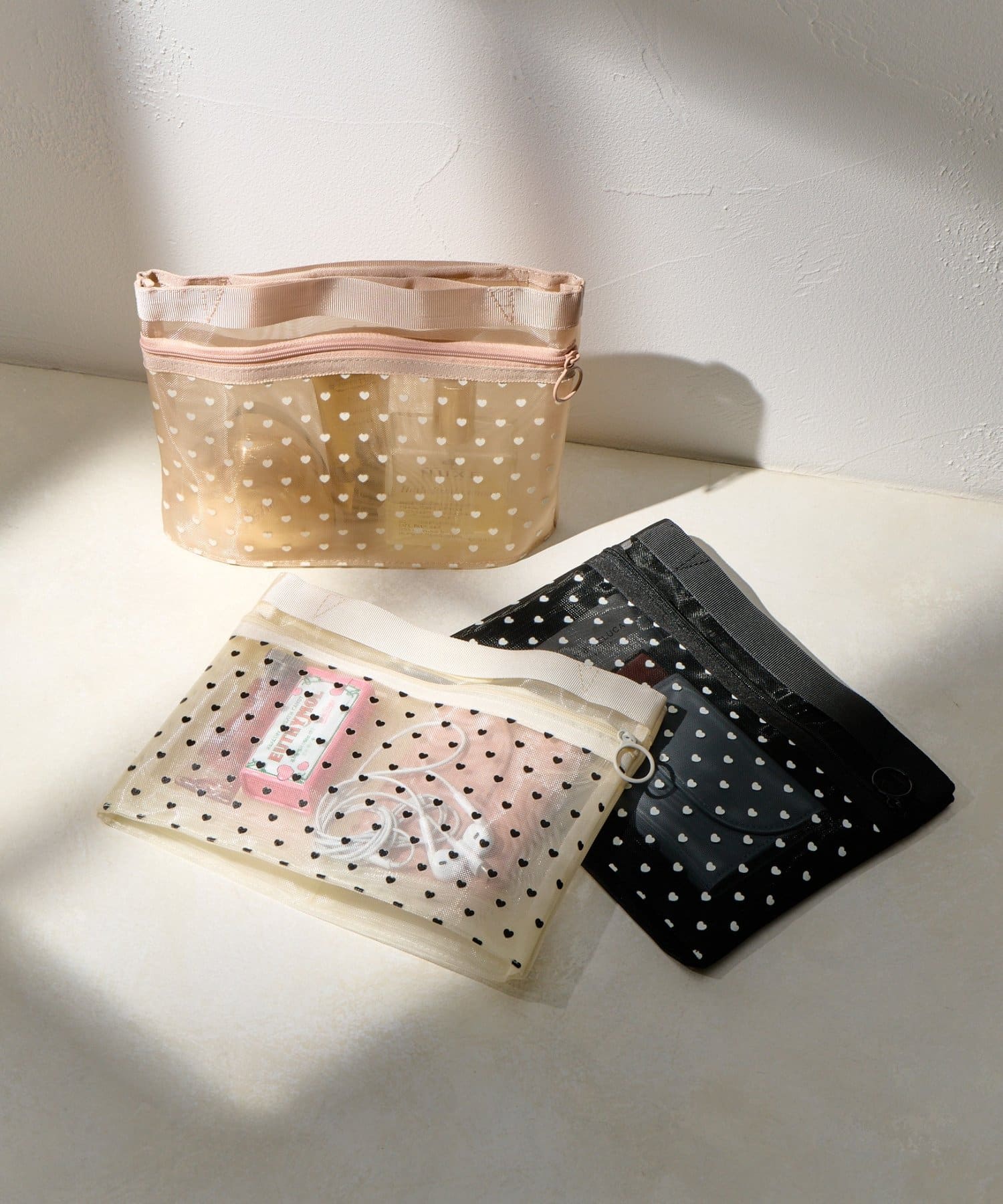 Lattice(ラティス) 【2/12 0:00~予約開始】ハートバッグインバッグ(横型)