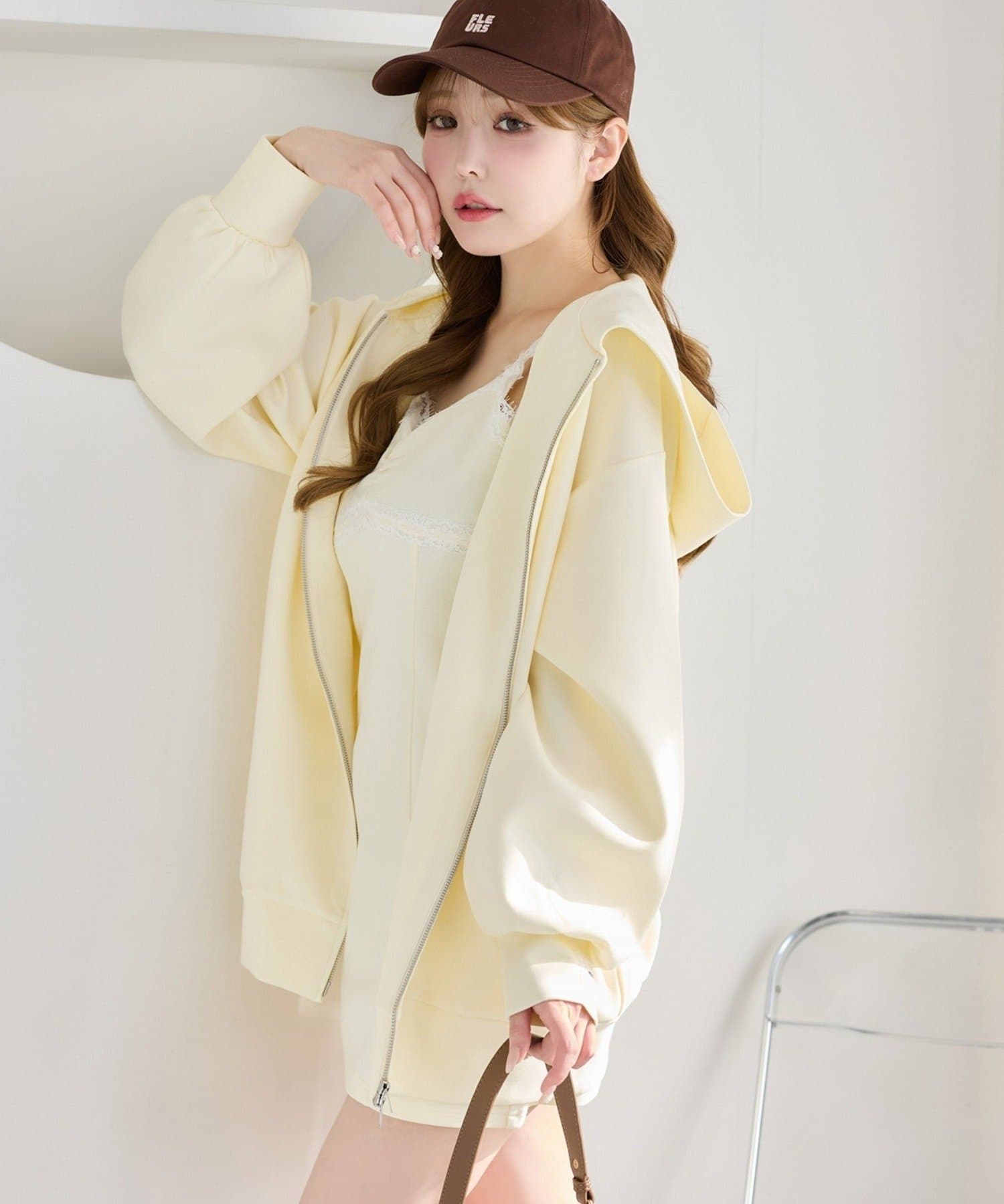 NICE CLAUP / OLIVE des OLIVE OUTLET(ナイスクラップ  / オリーブ デ オリーブ アウトレット) 【one after anoter】フードレースパーカー