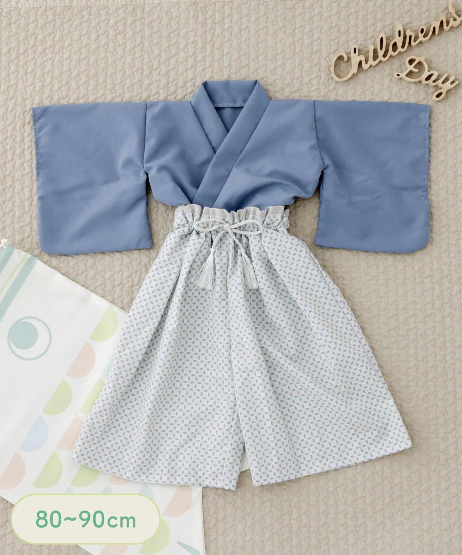 3COINS(スリーコインズ) 袴：80～90cm／こどもの日