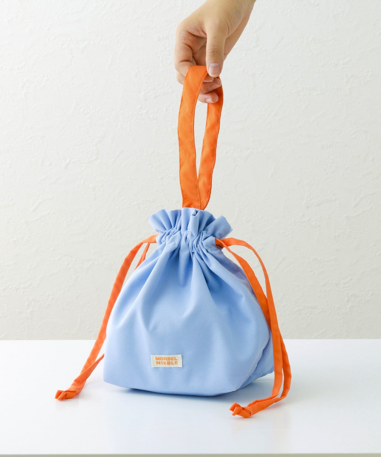 3COINS(スリーコインズ) 《裏地アルミ加工》ランチ巾着バッグ