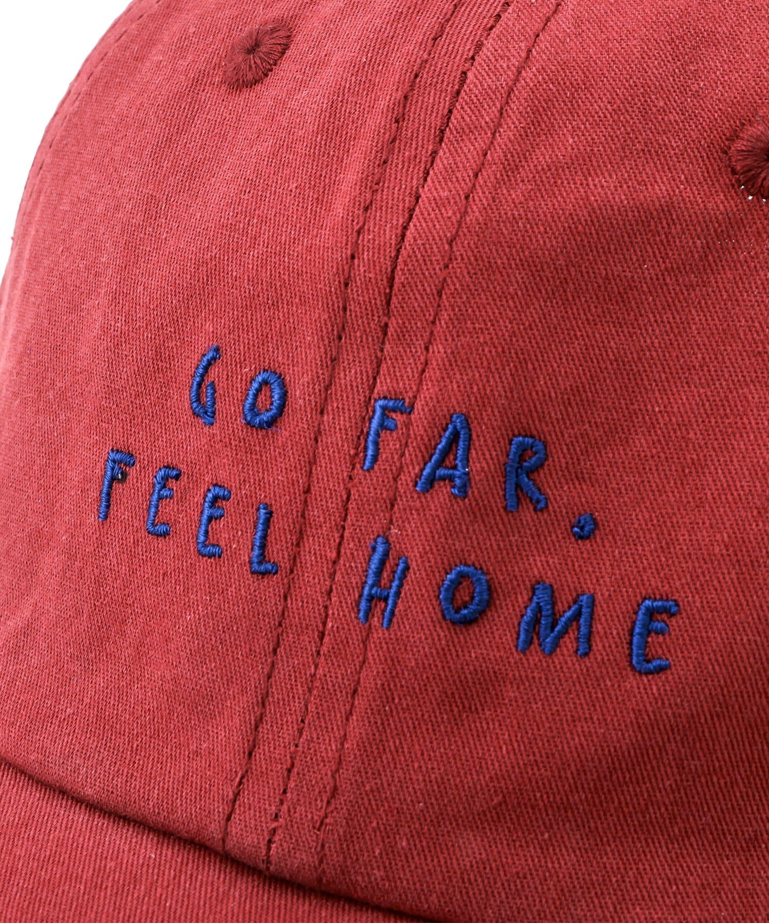 3COINS(スリーコインズ) ロゴ刺繍コットンキャップ