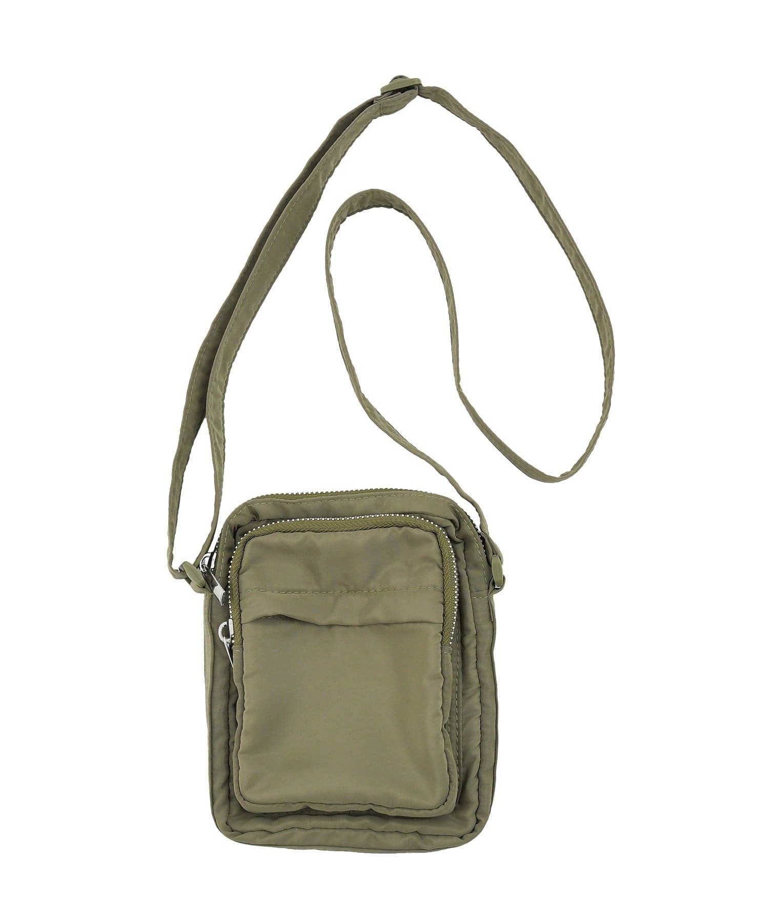 3COINS(スリーコインズ) はっ水ミニショルダーバッグ