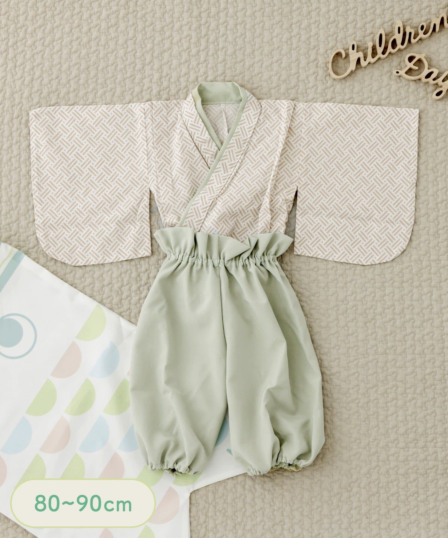 3COINS(スリーコインズ) 袴：80～90cm／こどもの日